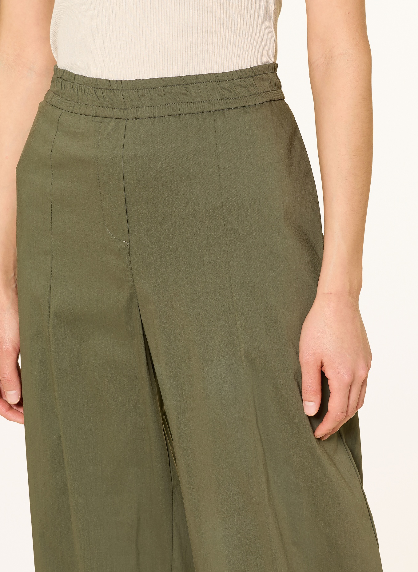 MAC 7/8-broek THEA: DONKERGROEN