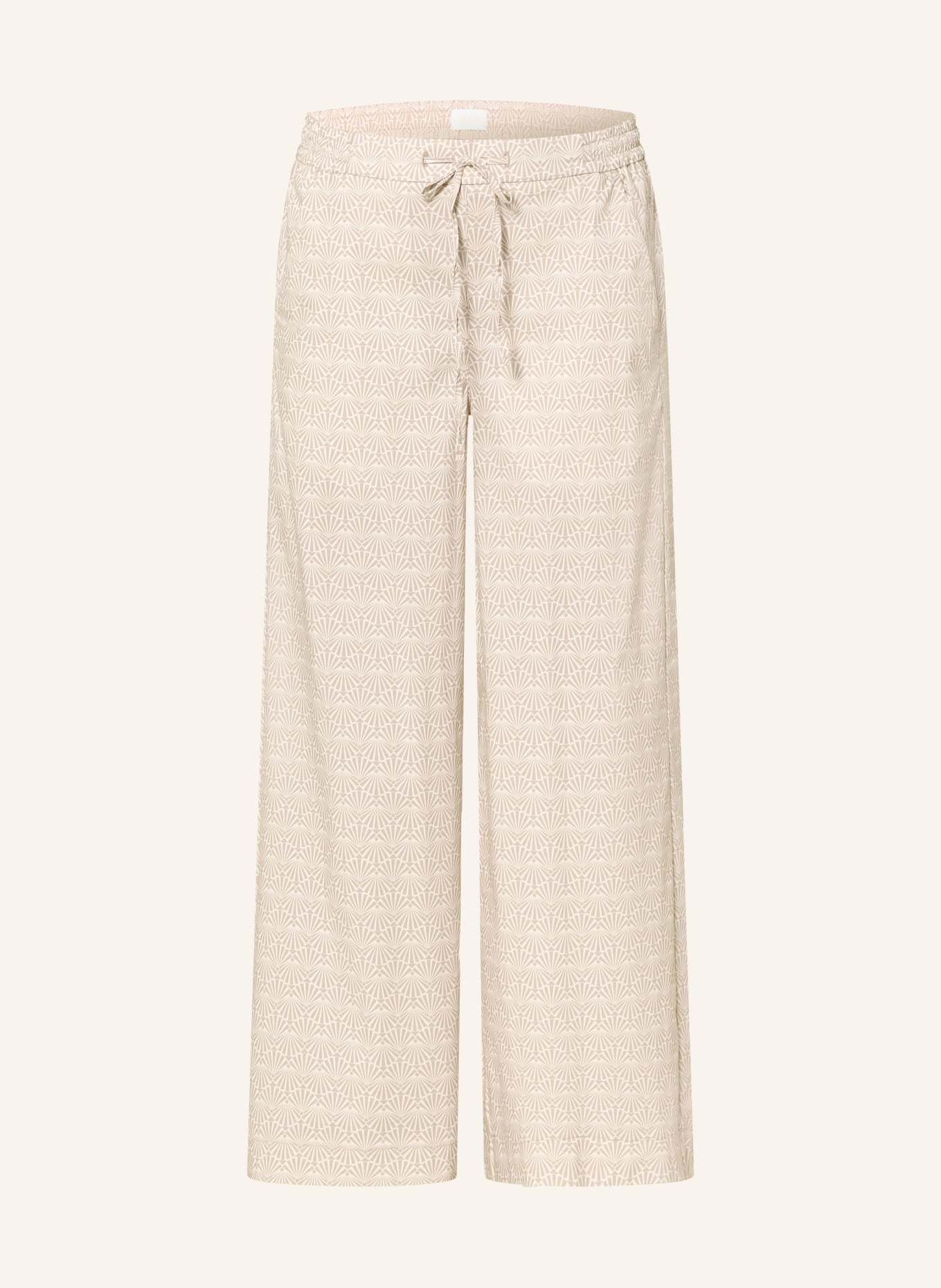 MAC Kalhoty CALLIE: SVĚTLE HNĚDÁ / BÍLÁ