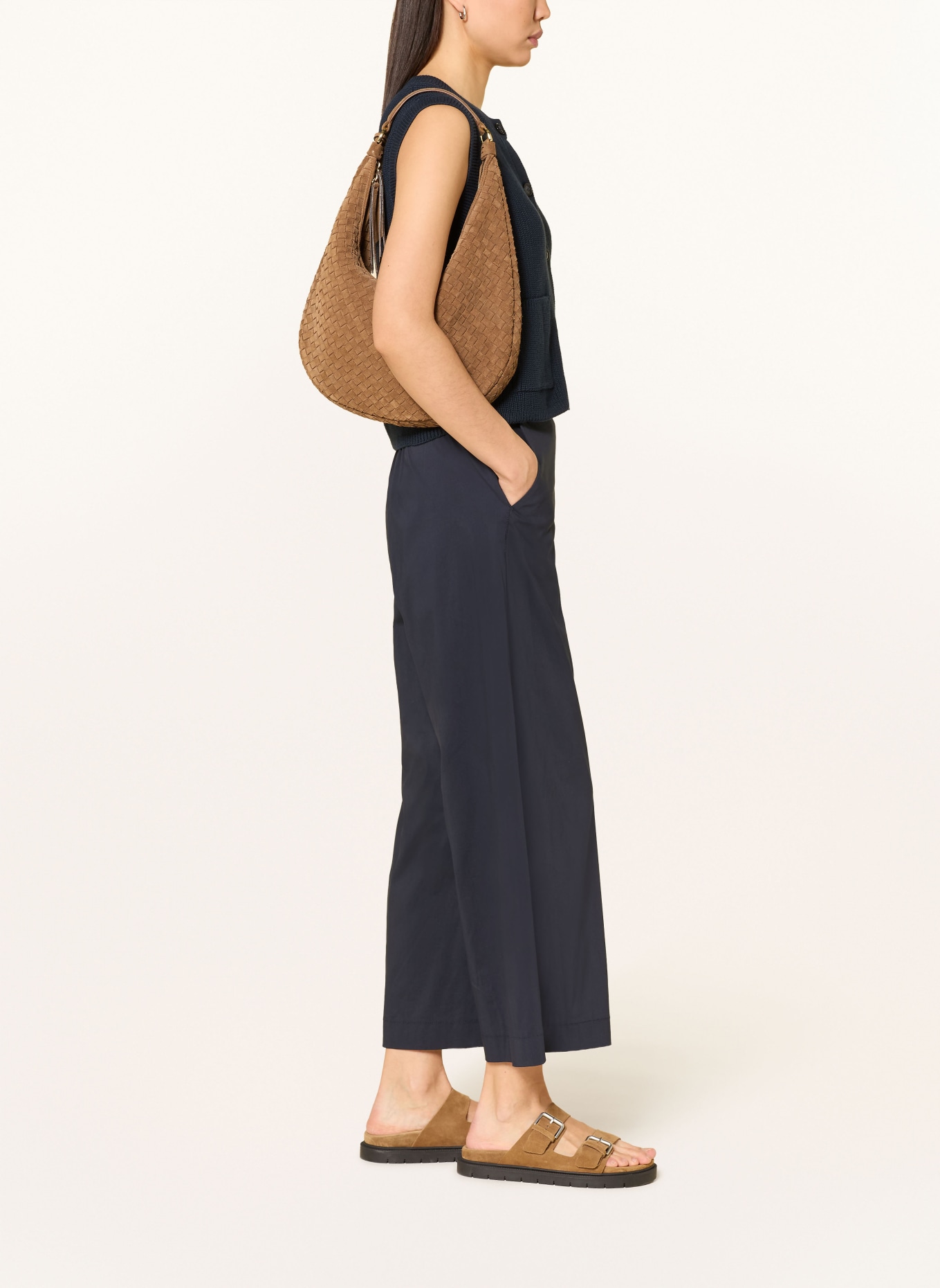 MAC Kalhoty CALLIE: TMAVĚ MODRÁ