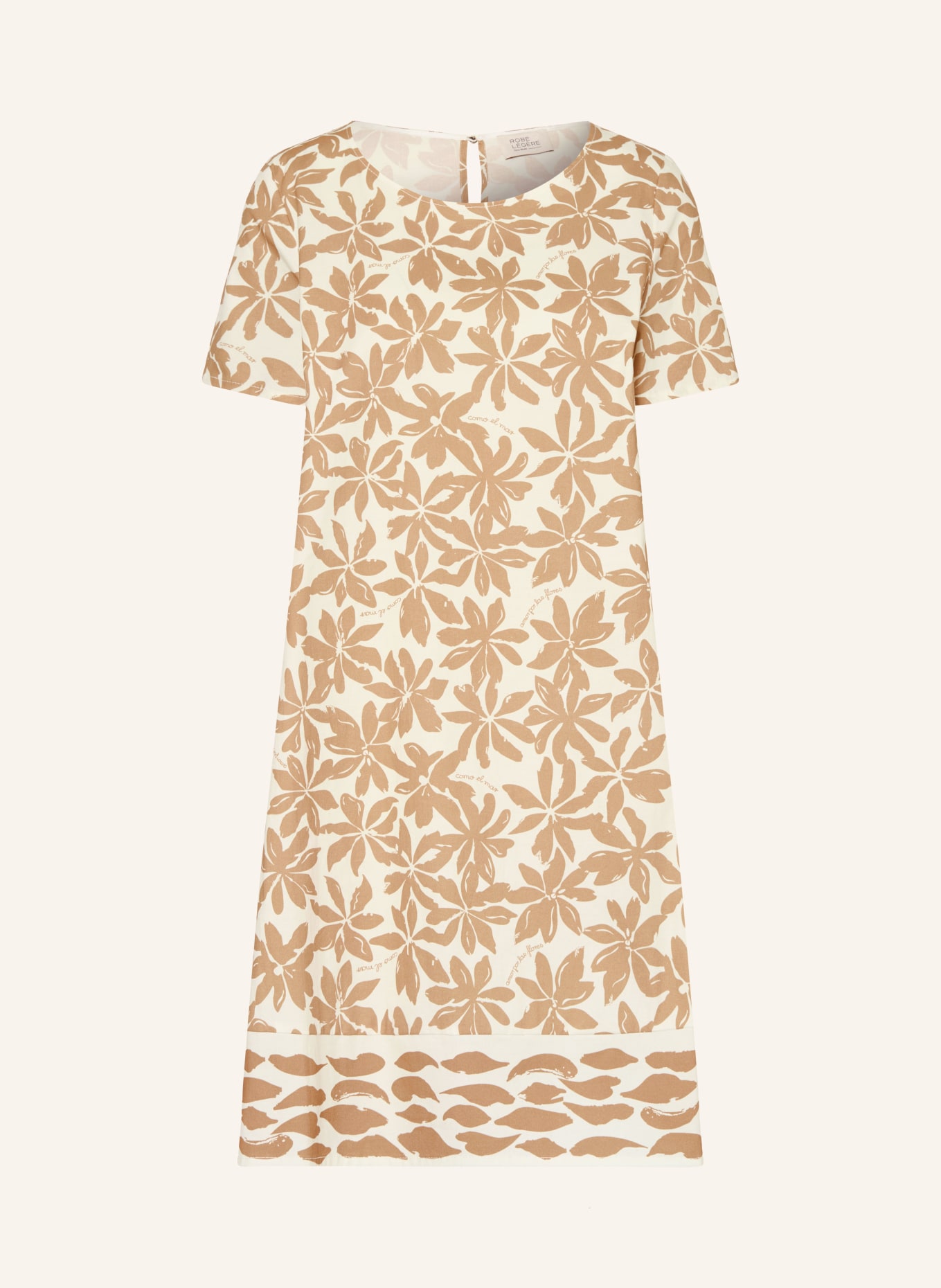 ROBE LÉGÈRE Kleid: CREME / CAMEL