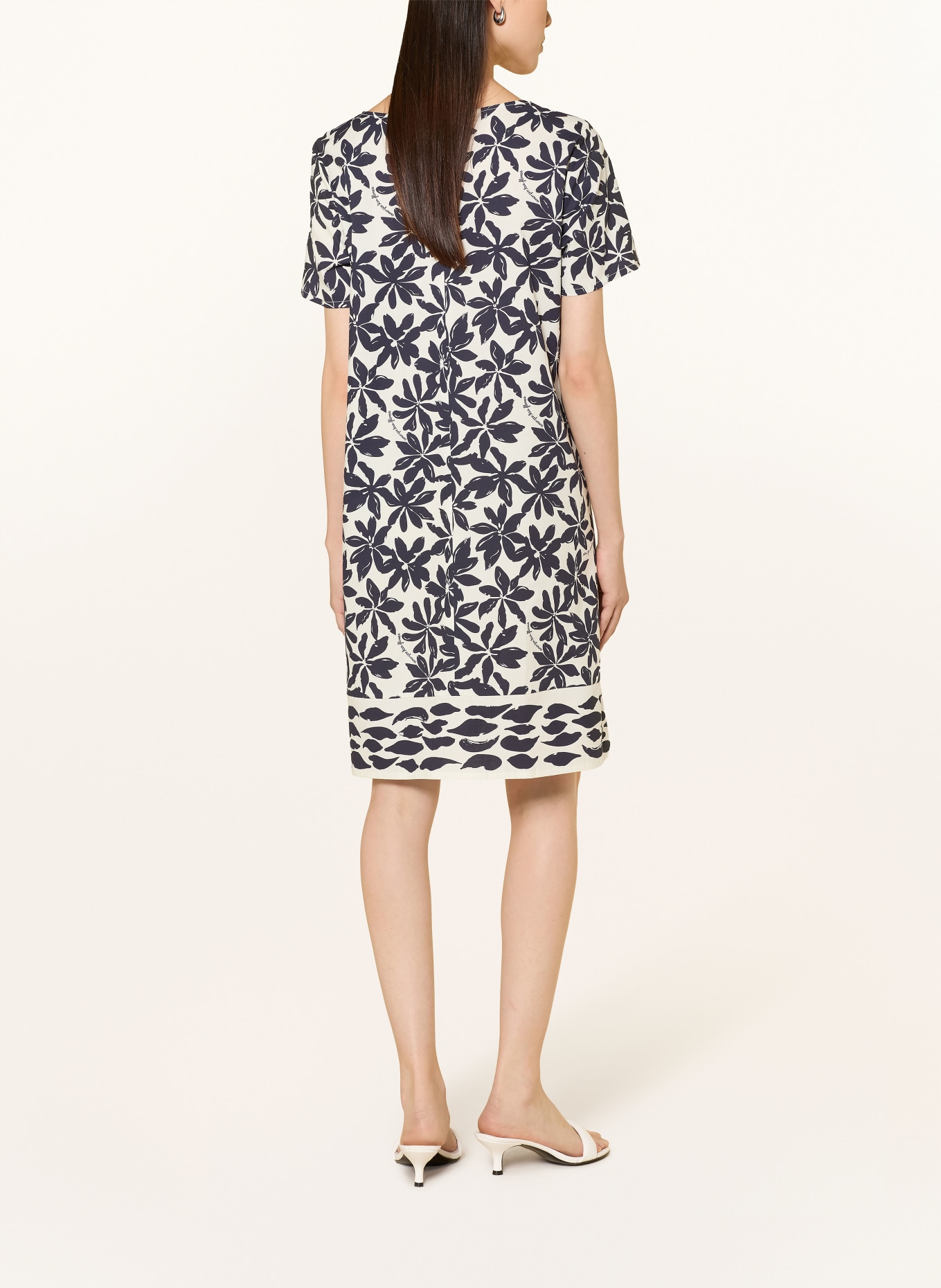 ROBE LÉGÈRE Kleid: DUNKELBLAU / CREME