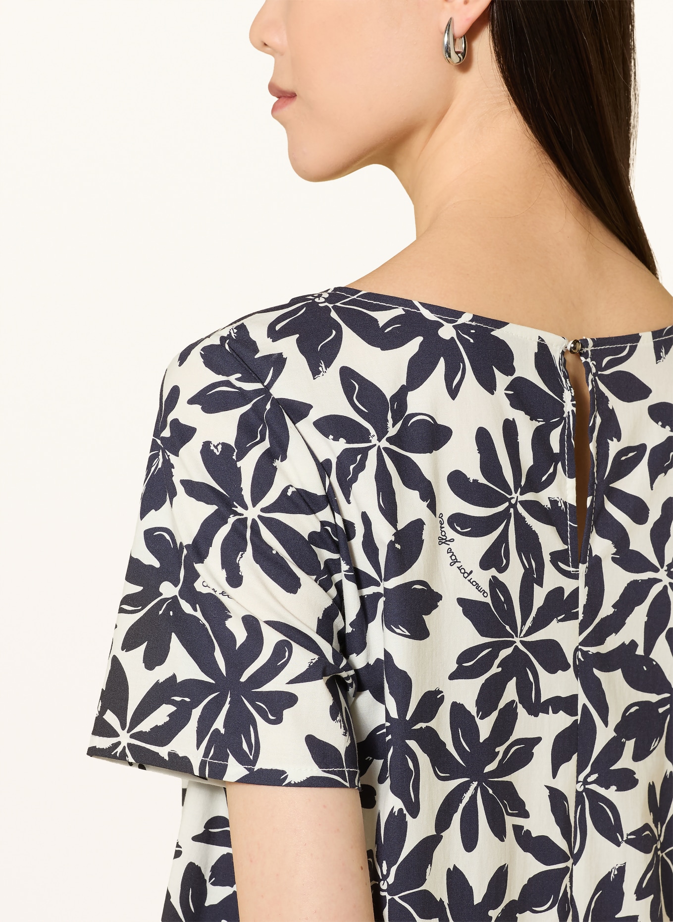 ROBE LÉGÈRE Kleid: DUNKELBLAU / CREME