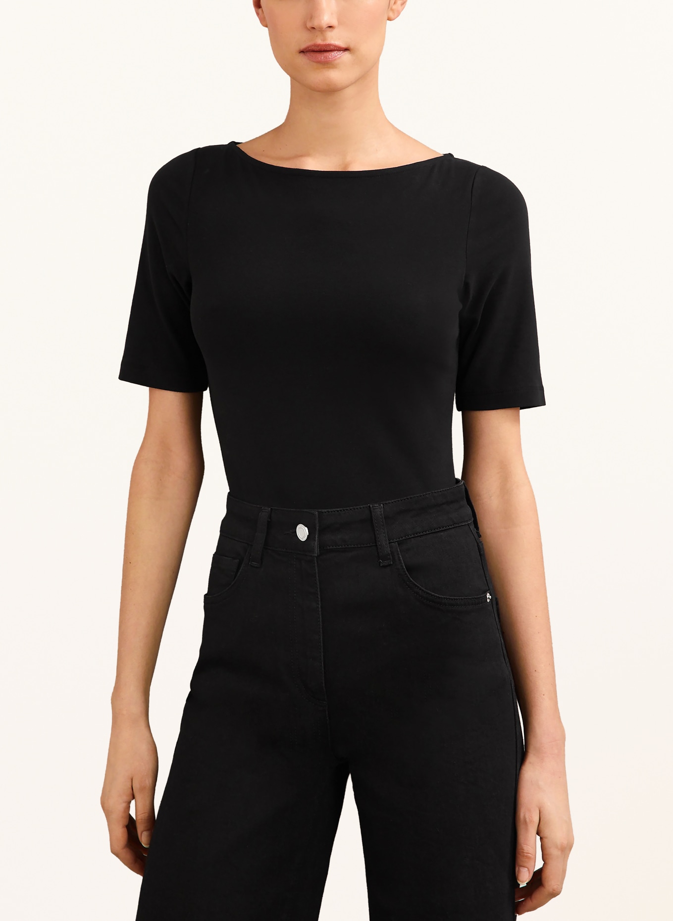 REISS T-Shirt ELLIE: SCHWARZ