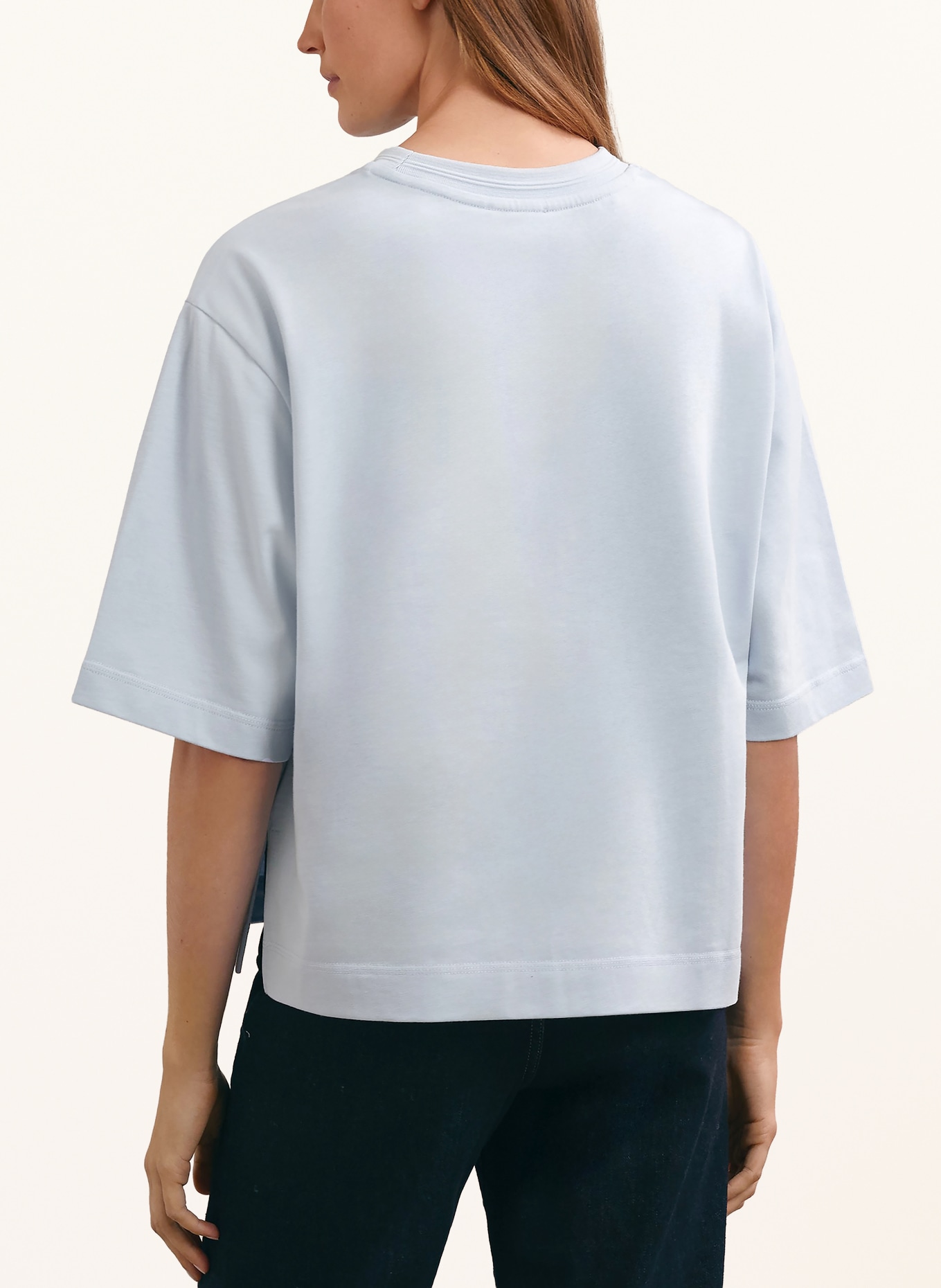 REISS Tričko LARA: TMAVĚ MODRÁ