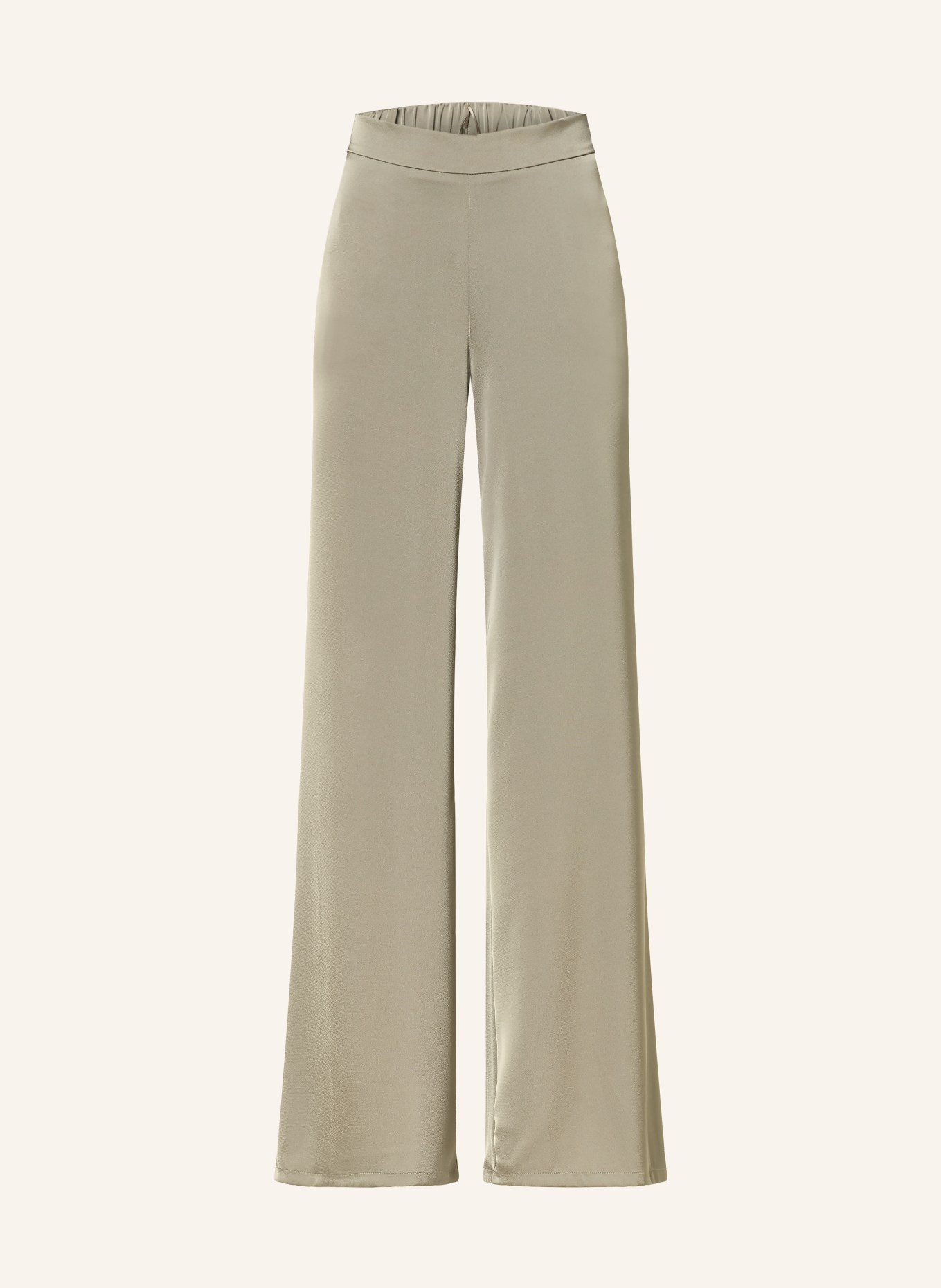 V by Vera Mont Marlenehose aus Satin: OLIV
