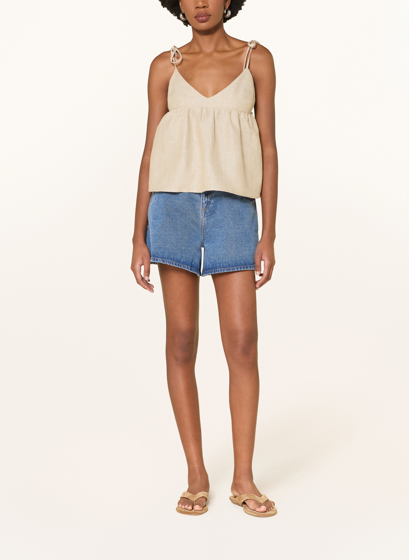 by Aylin Koenig Top ELOISE: BEIGE