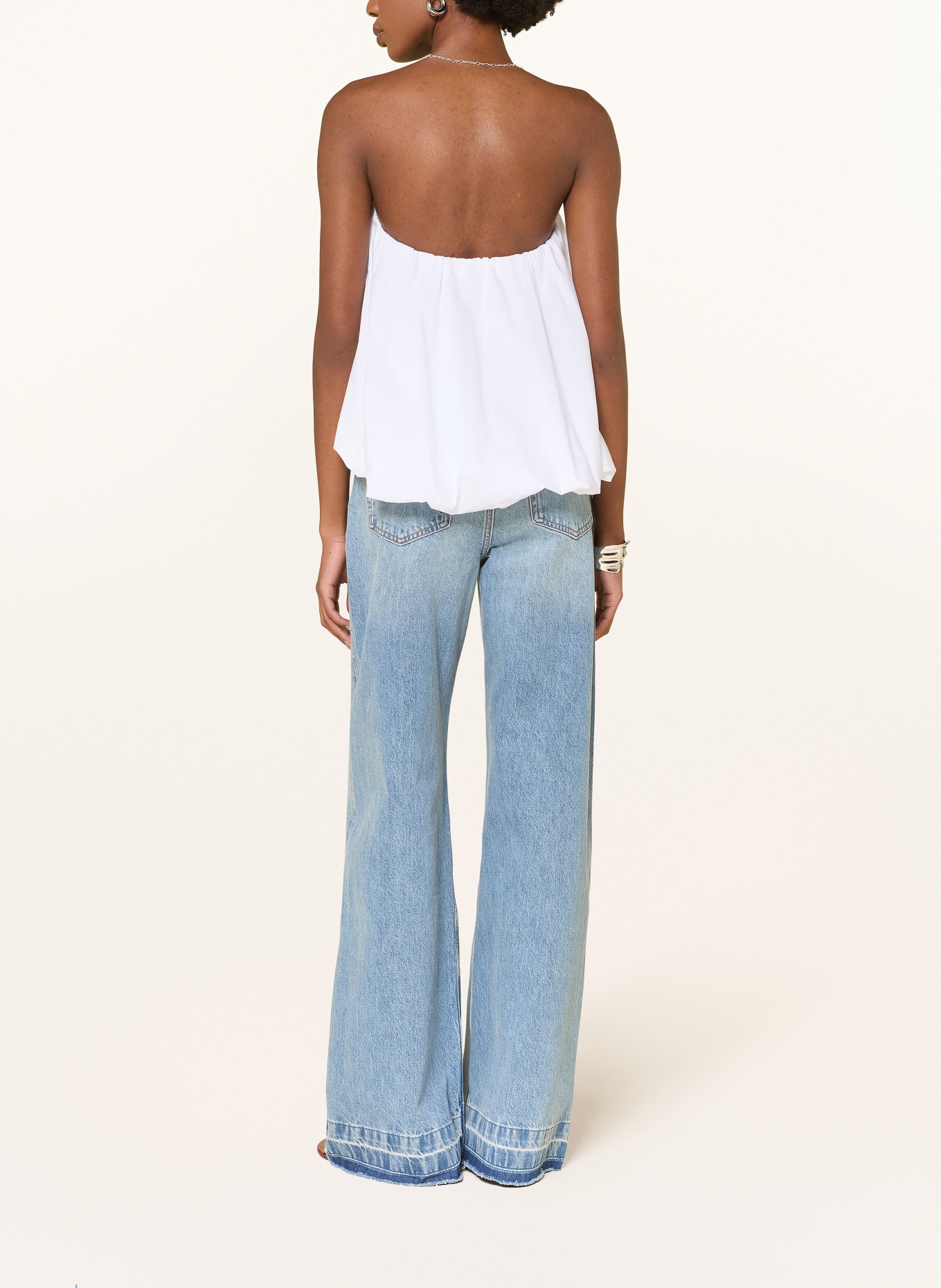 by Aylin Koenig Off-shoulder top ALVA: WIT