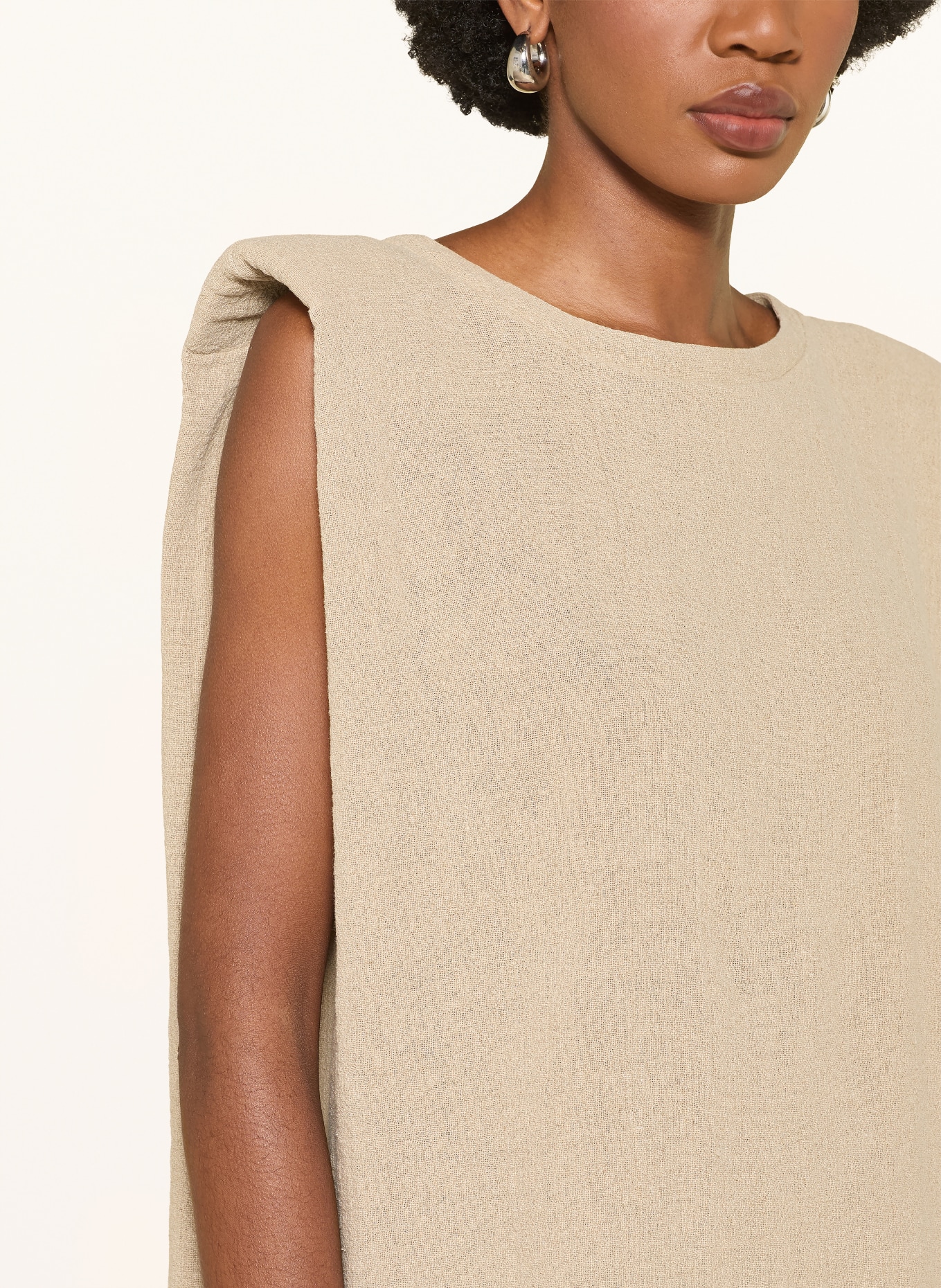 by Aylin Koenig Linnen top DEBBIE: BEIGE