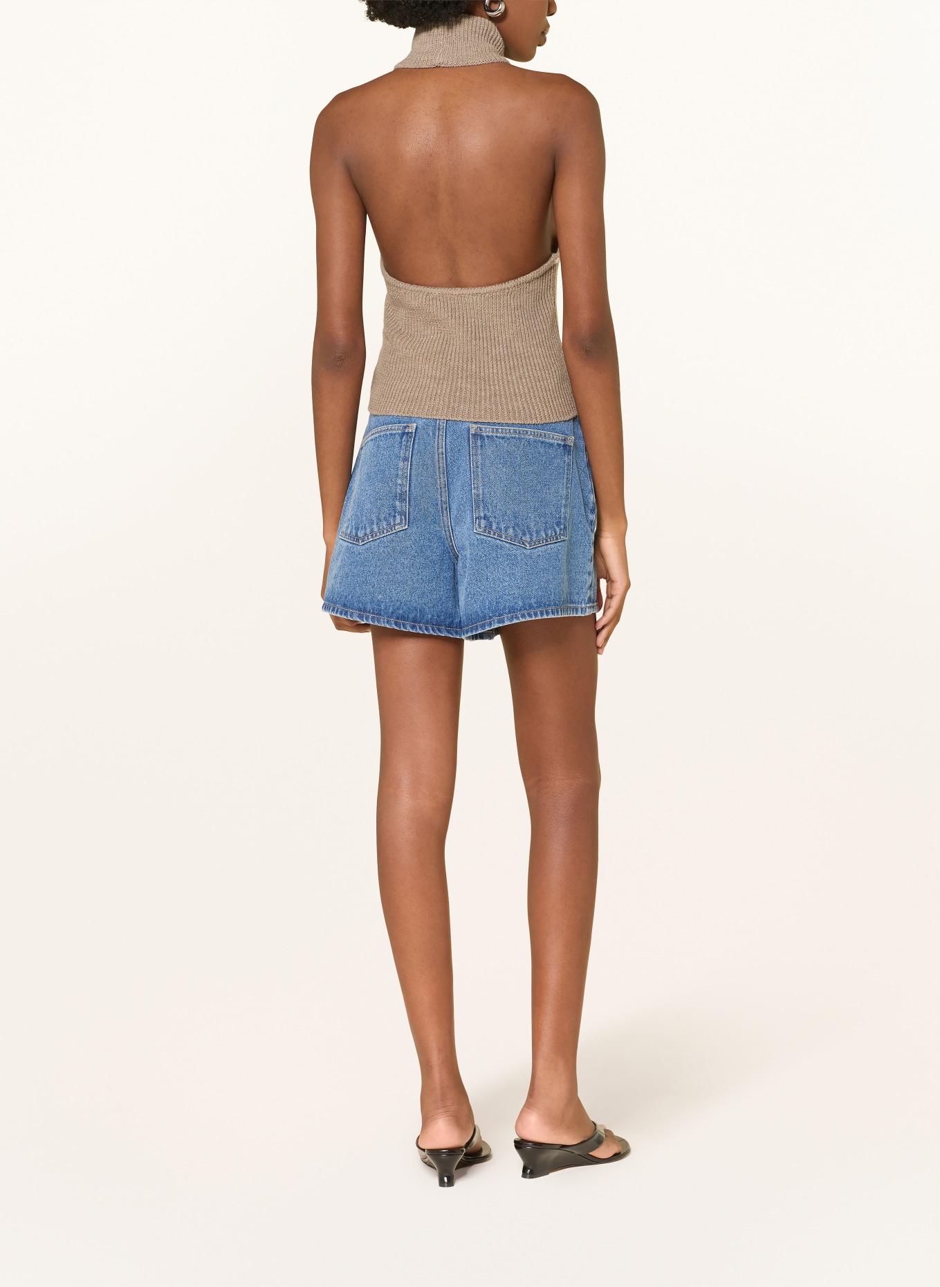 by Aylin Koenig Stricktop MAE aus Merinowolle: TAUPE