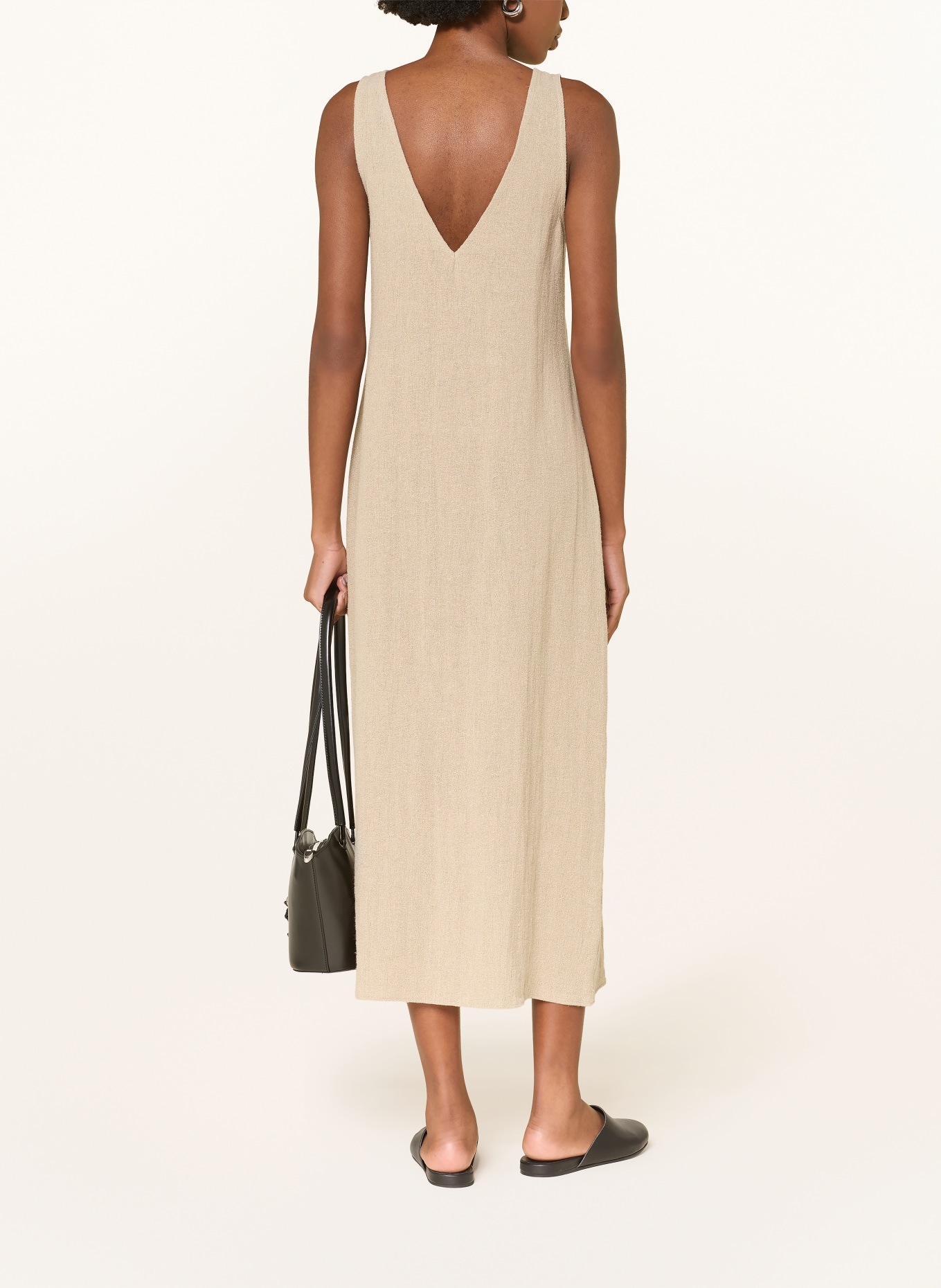 by Aylin Koenig Lněné šaty TALIA: BÉŽOVÁ