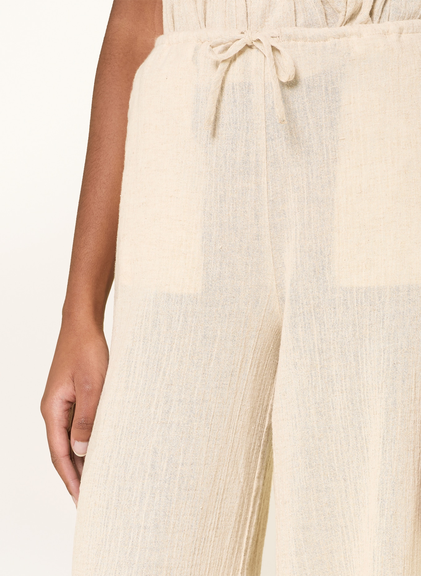 by Aylin Koenig EMMI marlene pants with linen: BEIGE