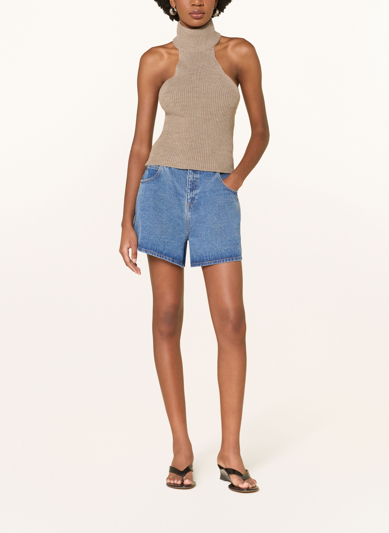 by Aylin Koenig Short en jean WIL: 001 MID BLUE