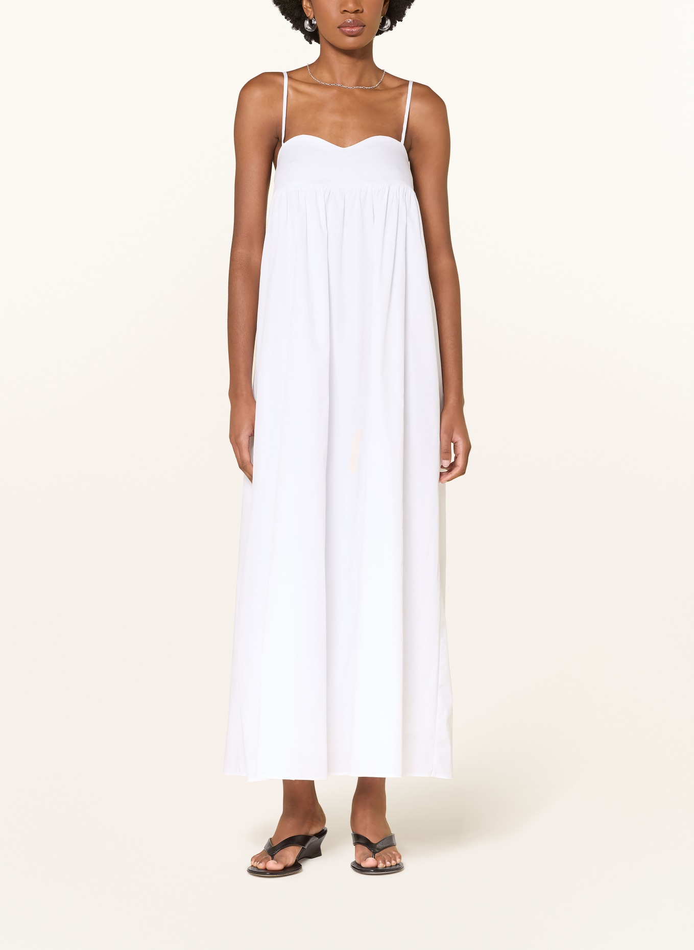 by Aylin Koenig CAMILLE dress with ruffles: WHITE