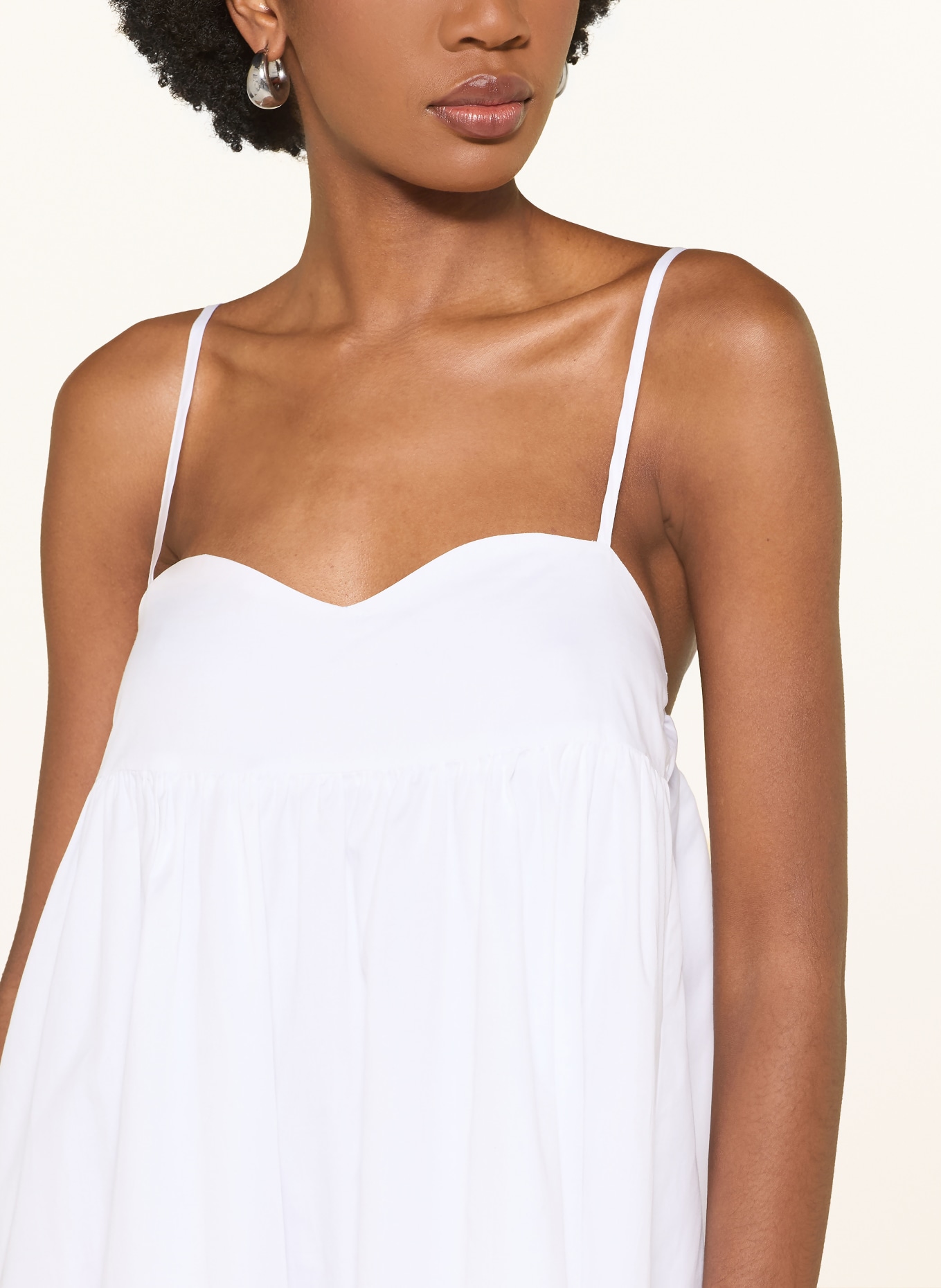 by Aylin Koenig CAMILLE dress with ruffles: WHITE