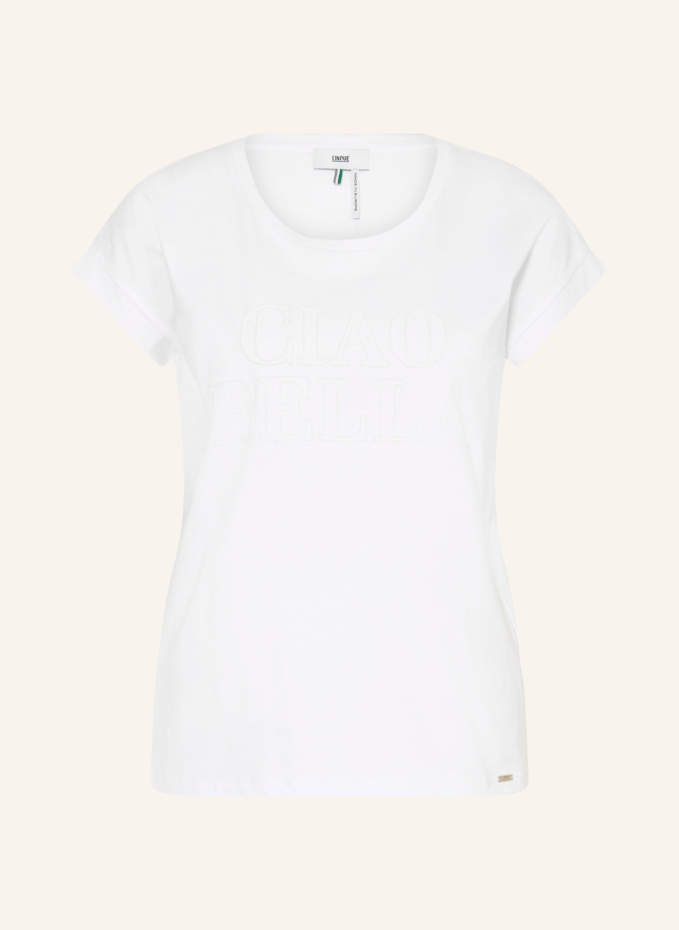 CINQUE T-shirt CIRICAMO: BLANC