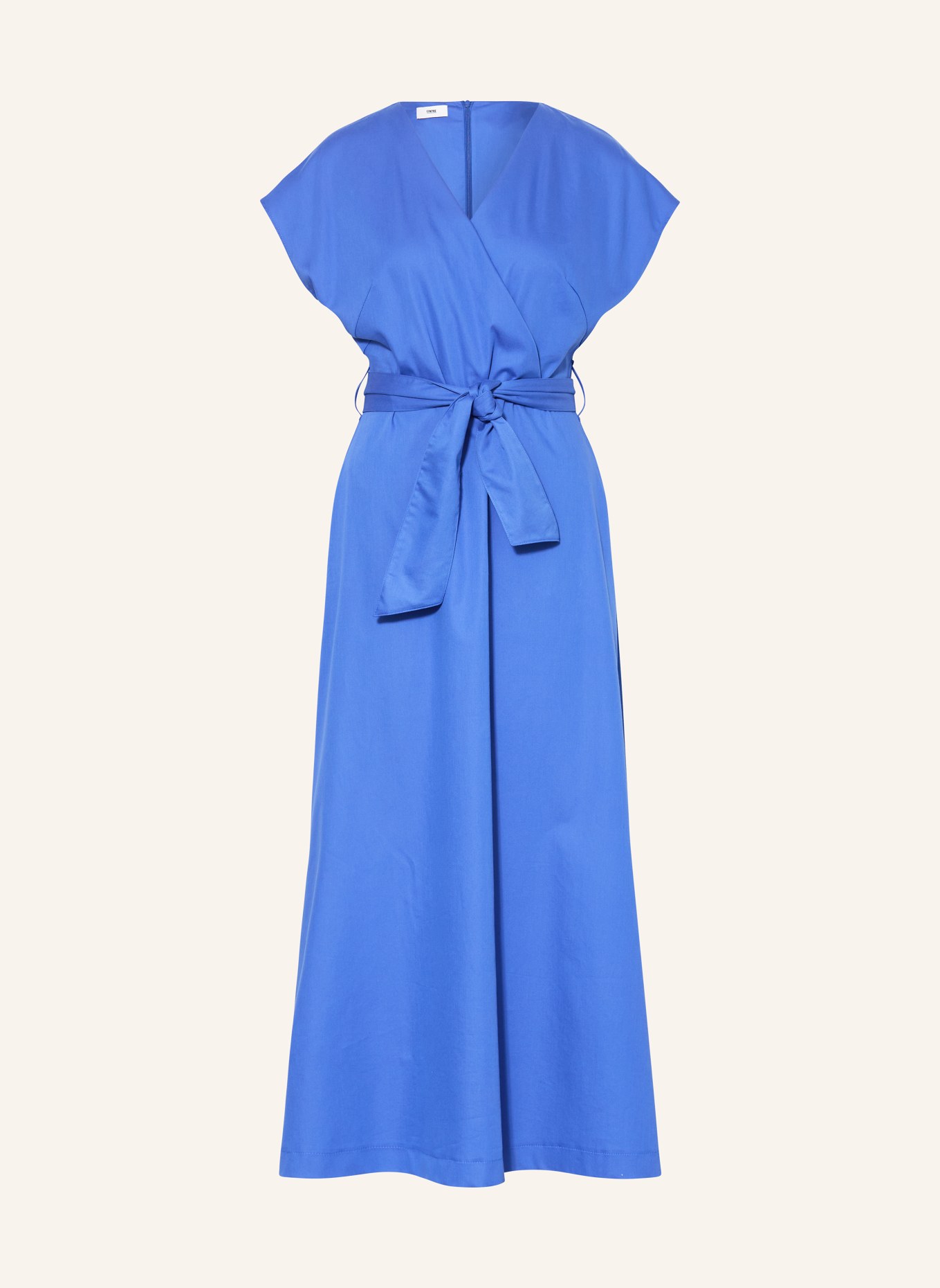 CINQUE CIDAROTA wrap-style dress: BLUE