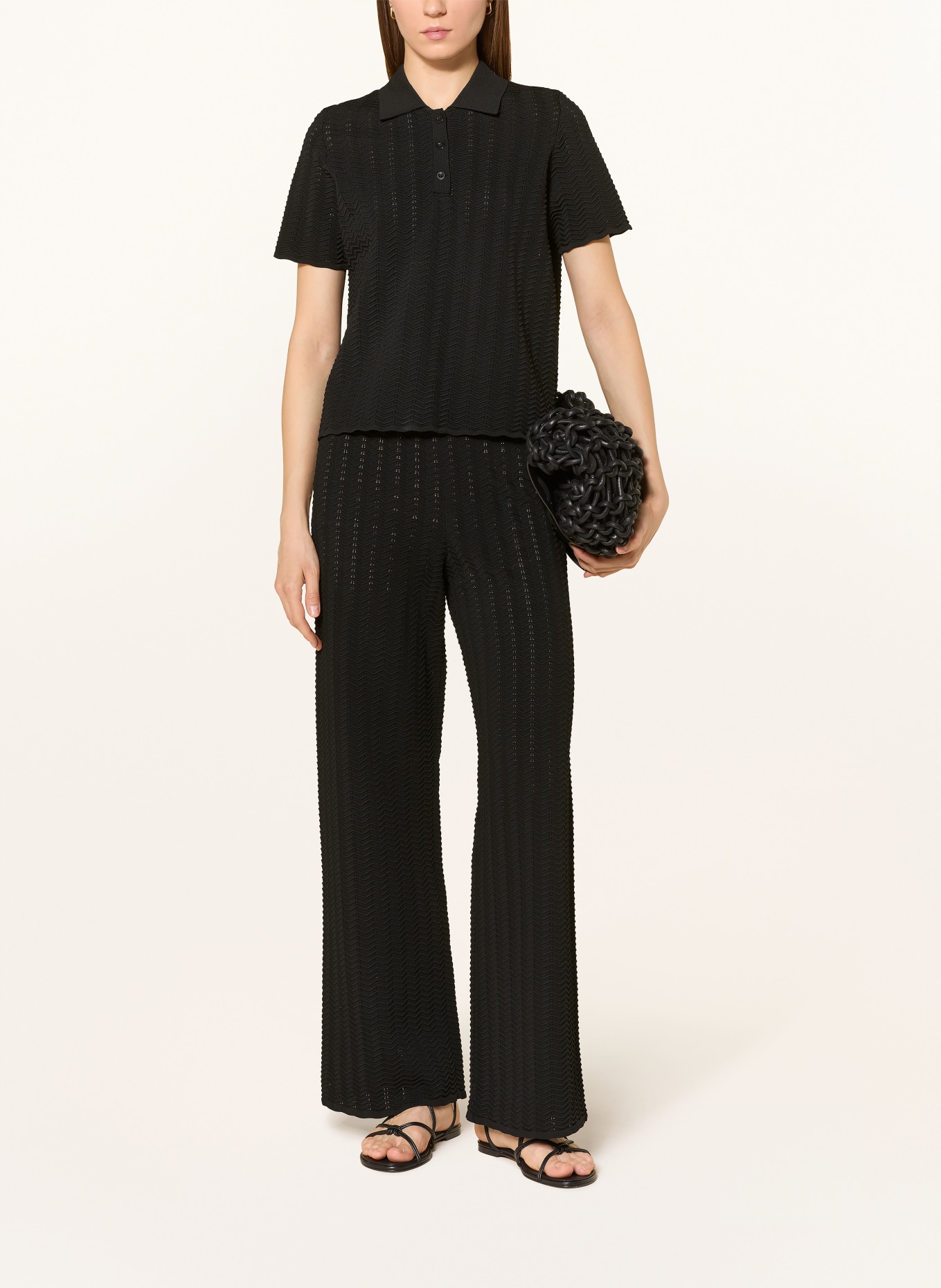 CINQUE Strickhose CIWELLO: SCHWARZ