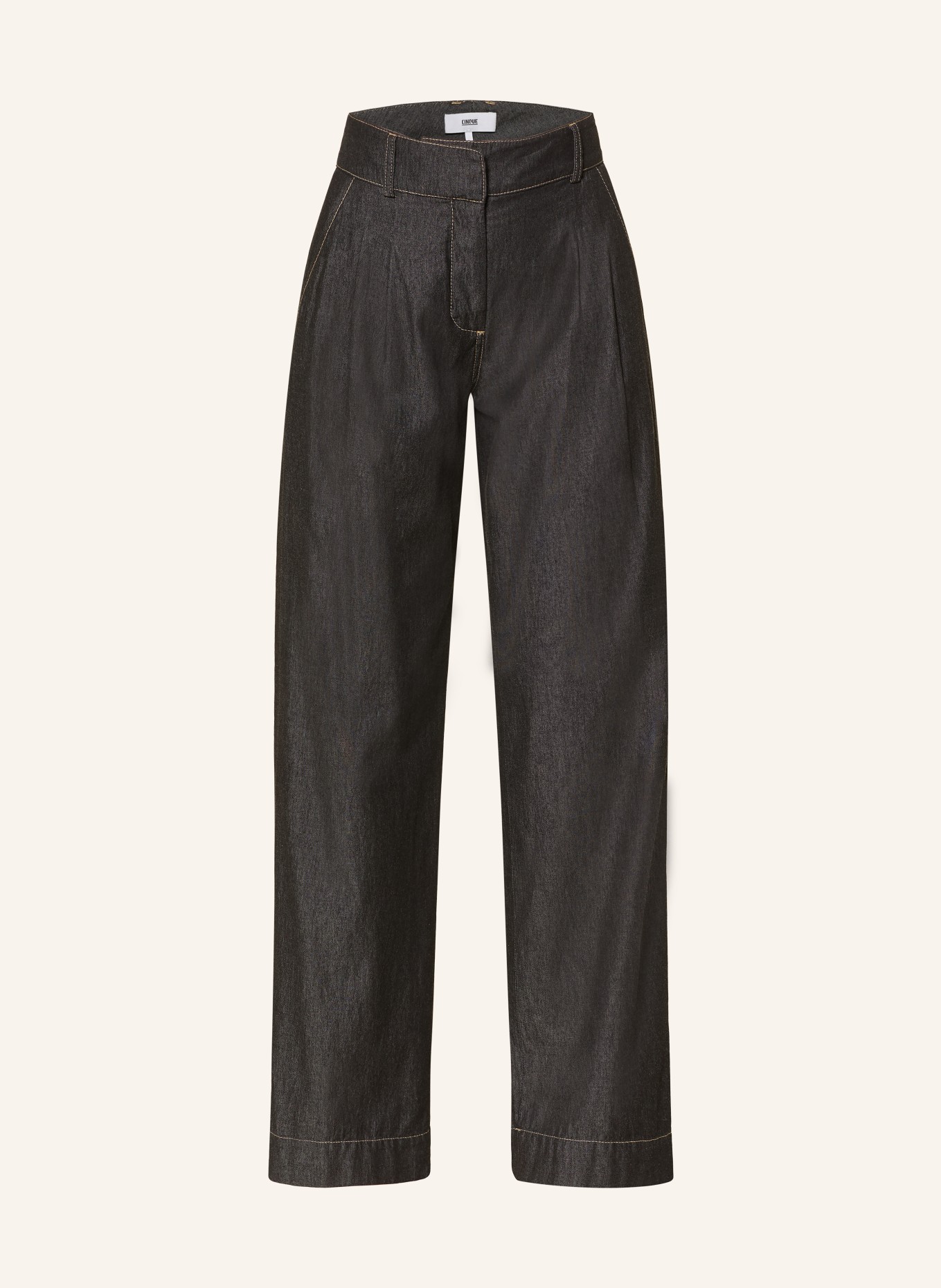 CINQUE Marlenehose CISALTO in Jeansoptik: DUNKELGRAU