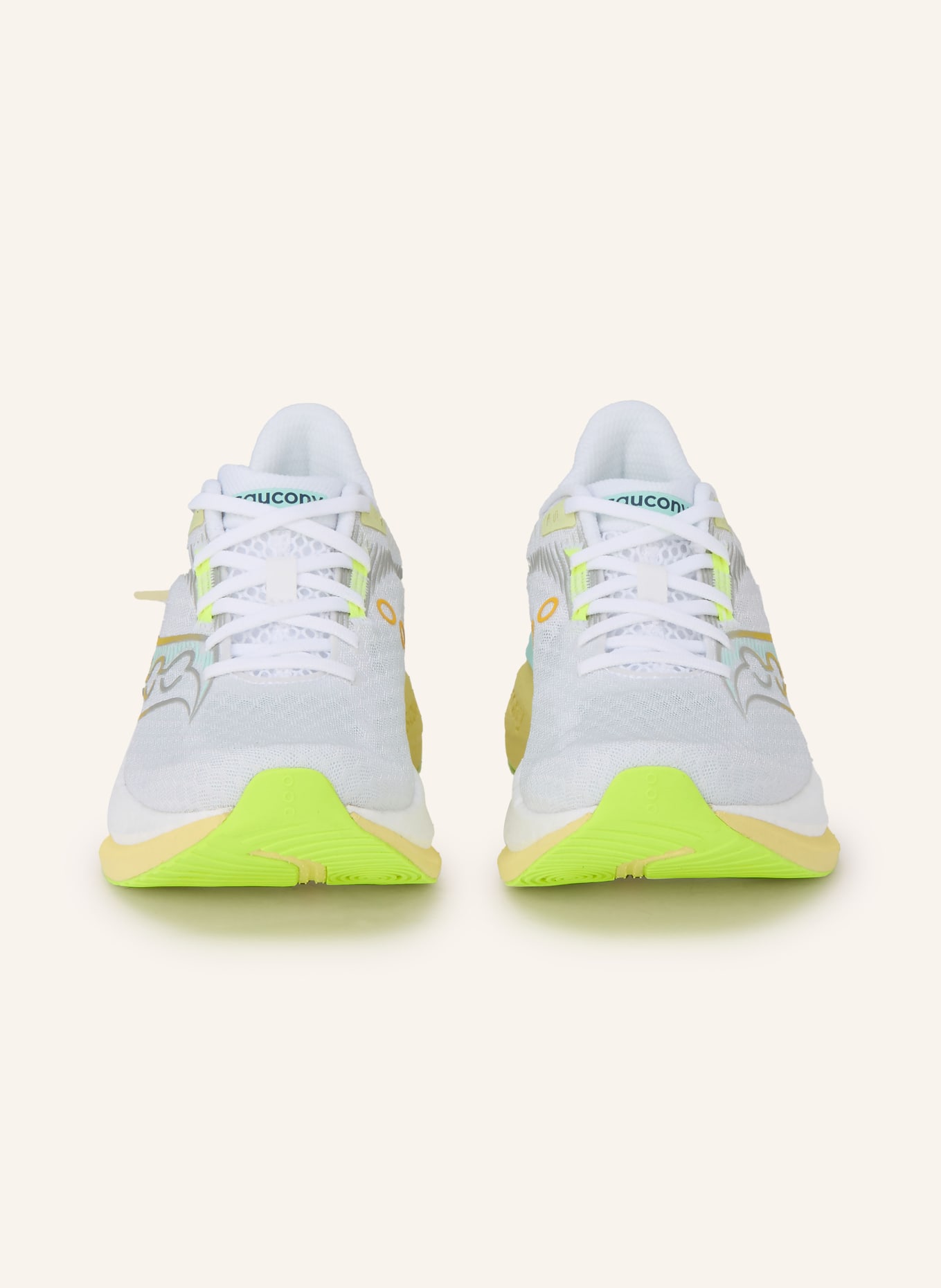 saucony Běžecké boty ENDORPHIN SPEED 5: BÍLÁ / NEONOVĚ ZELENÁ / TYRKYSOVÁ