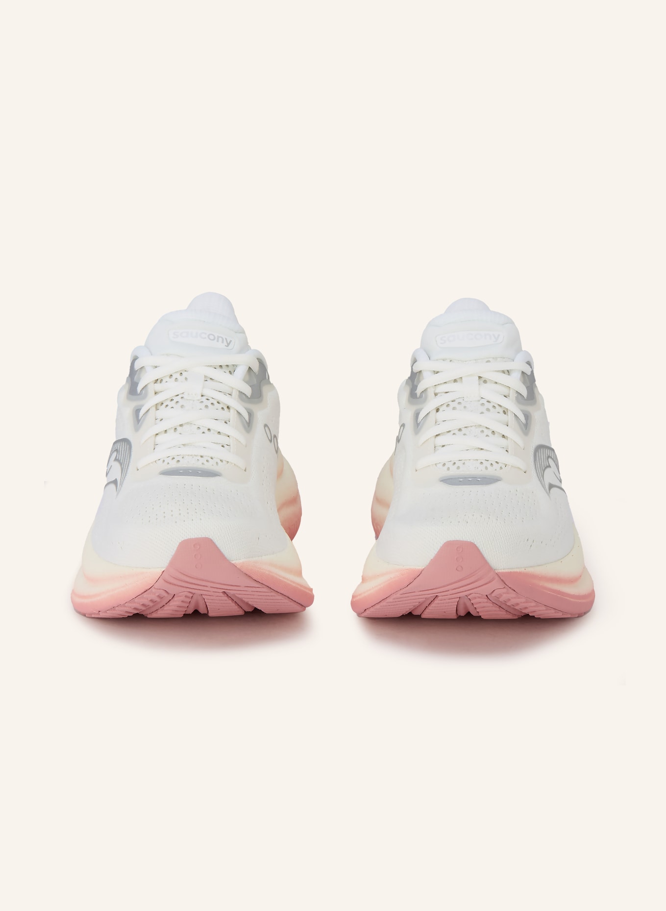 saucony Běžecké boty TRIUMPH 23: BÍLÁ / STŘÍBRNÁ