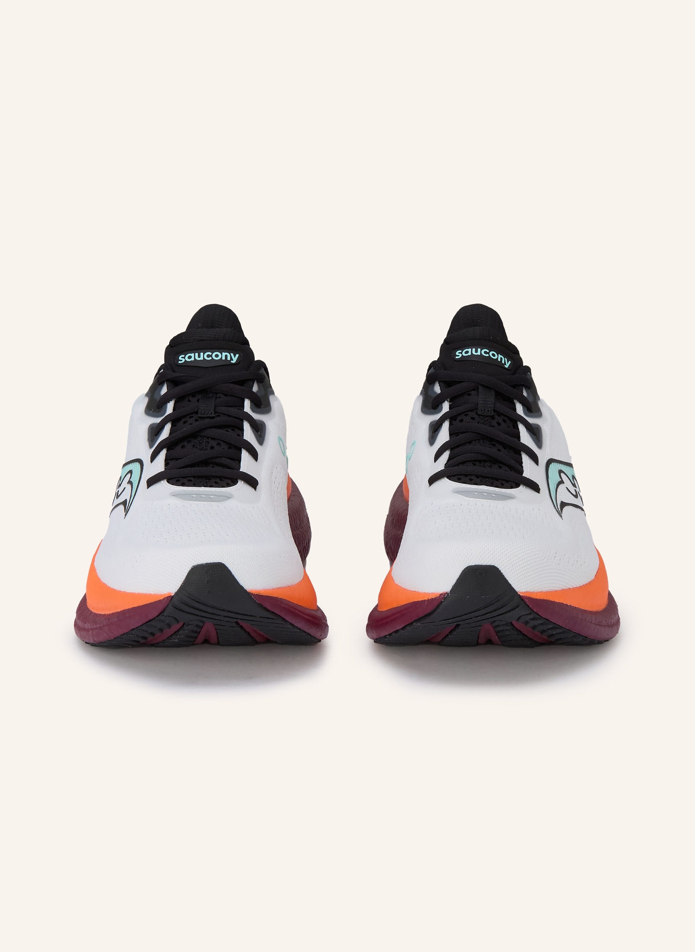 saucony Laufschuhe TRIUMPH 23: WEISS / TÜRKIS / SCHWARZ