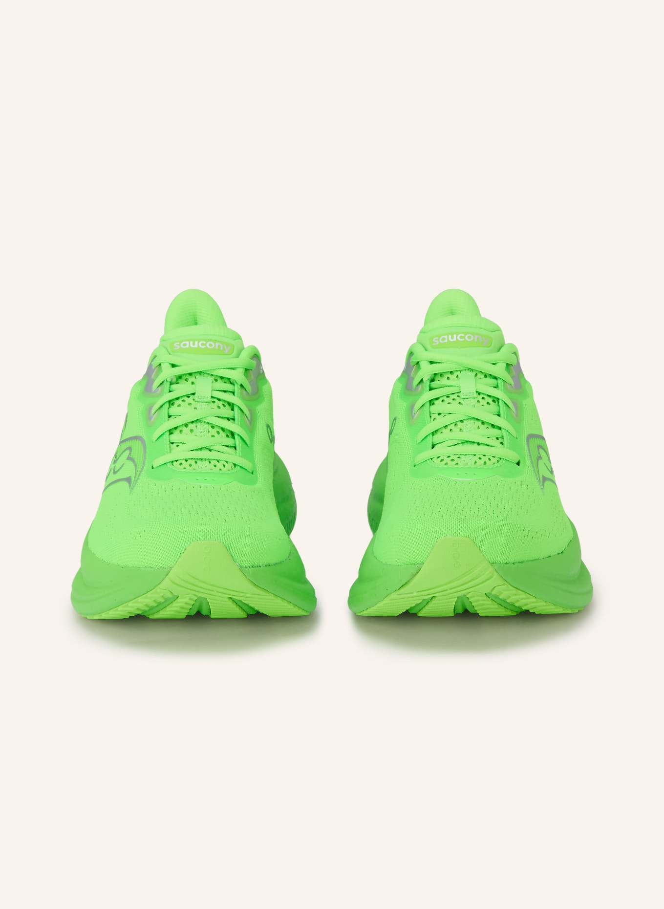 saucony Běžecké boty TRIUMPH 23: NEONOVĚ ZELENÁ / STŘÍBRNÁ