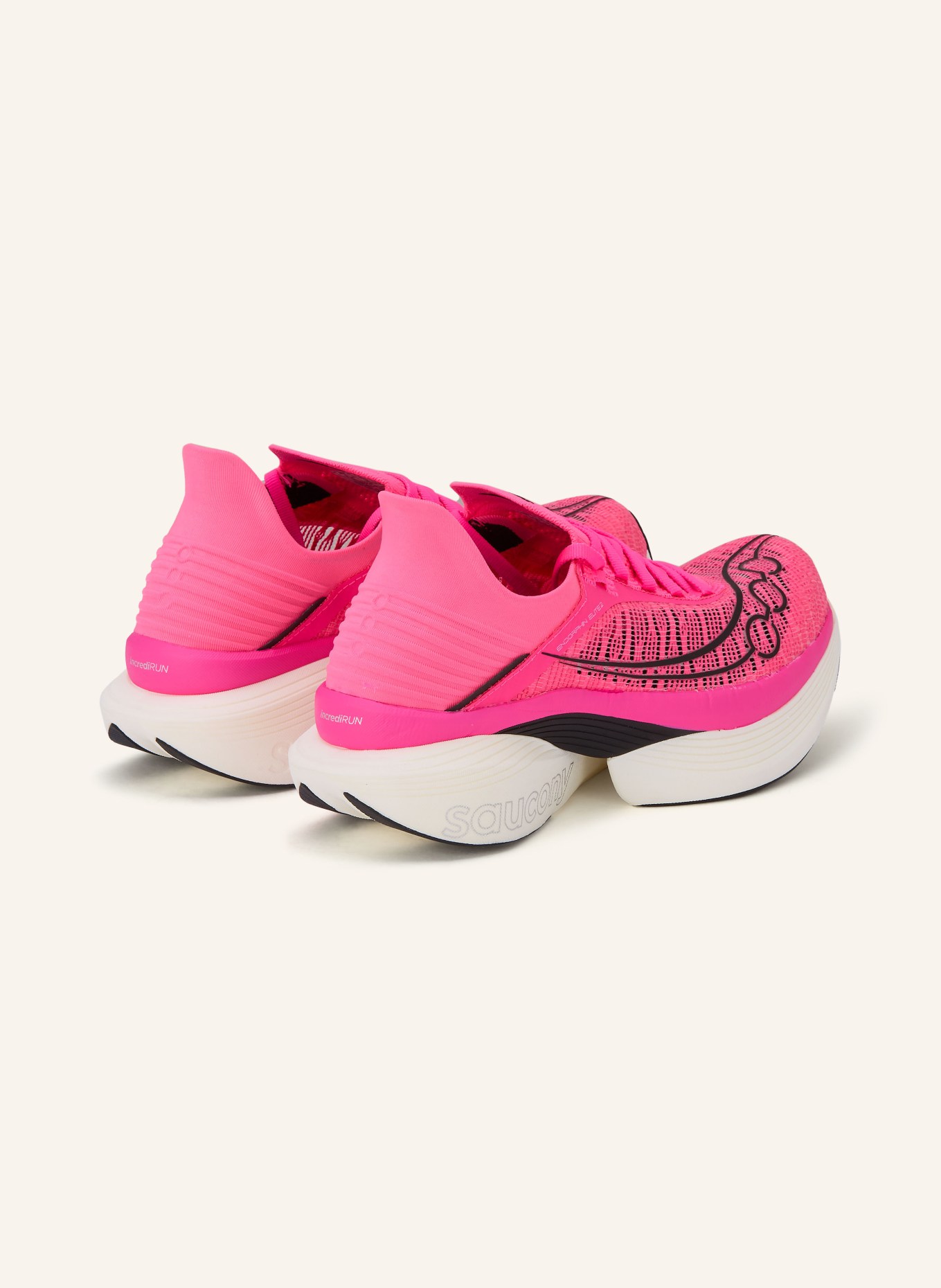 saucony Běžecké boty ENDORPHIN ELITE 2: NEONOVĚ RŮŽOVÁ / ČERNÁ