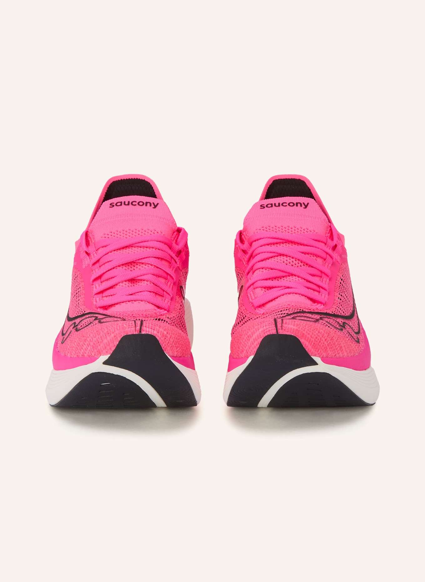 saucony Běžecké boty ENDORPHIN ELITE 2: NEONOVĚ RŮŽOVÁ / ČERNÁ