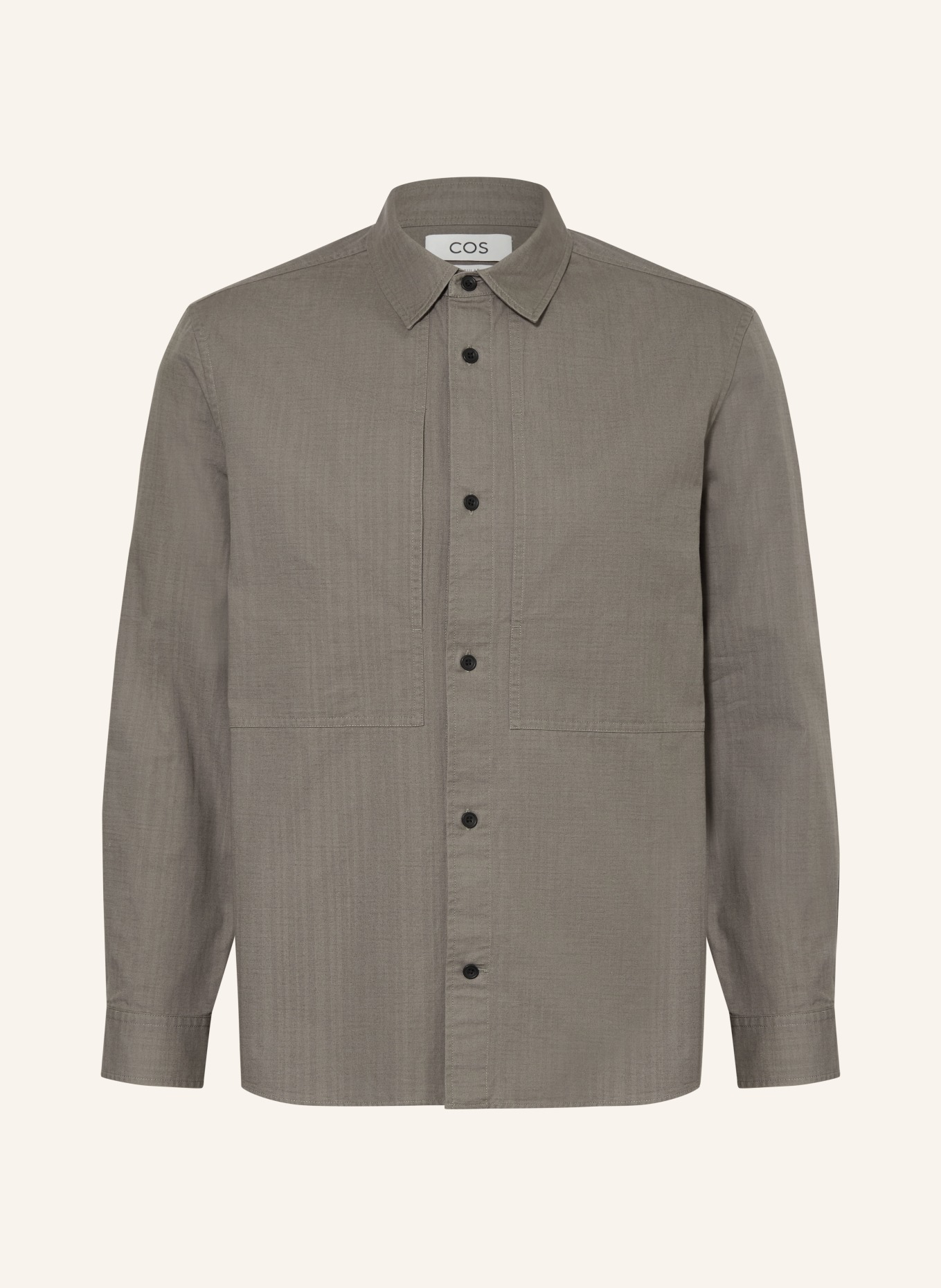 COS Hemd Regular Fit: KHAKI