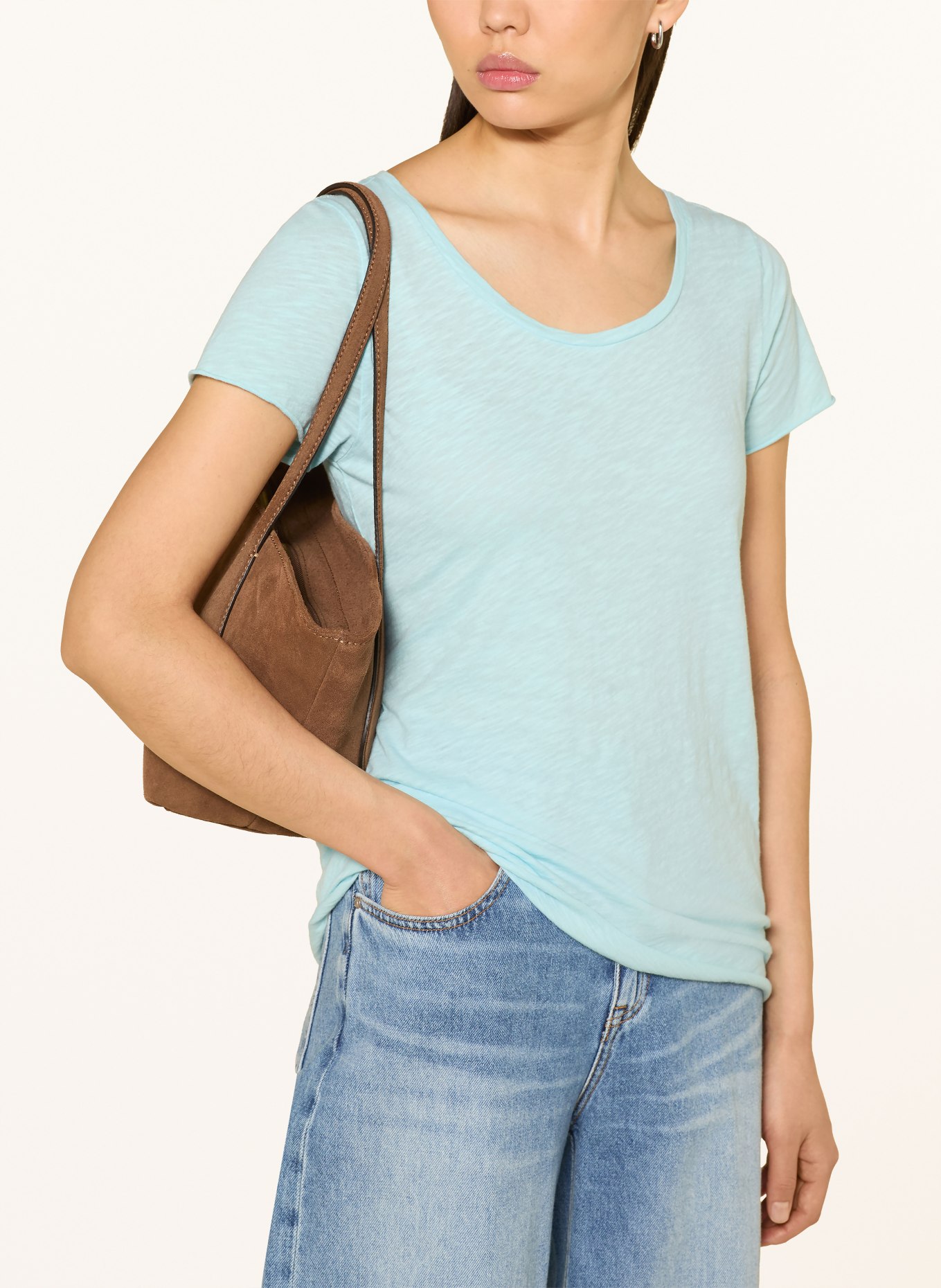 Rich & Royal T-shirt: TURQUOISE