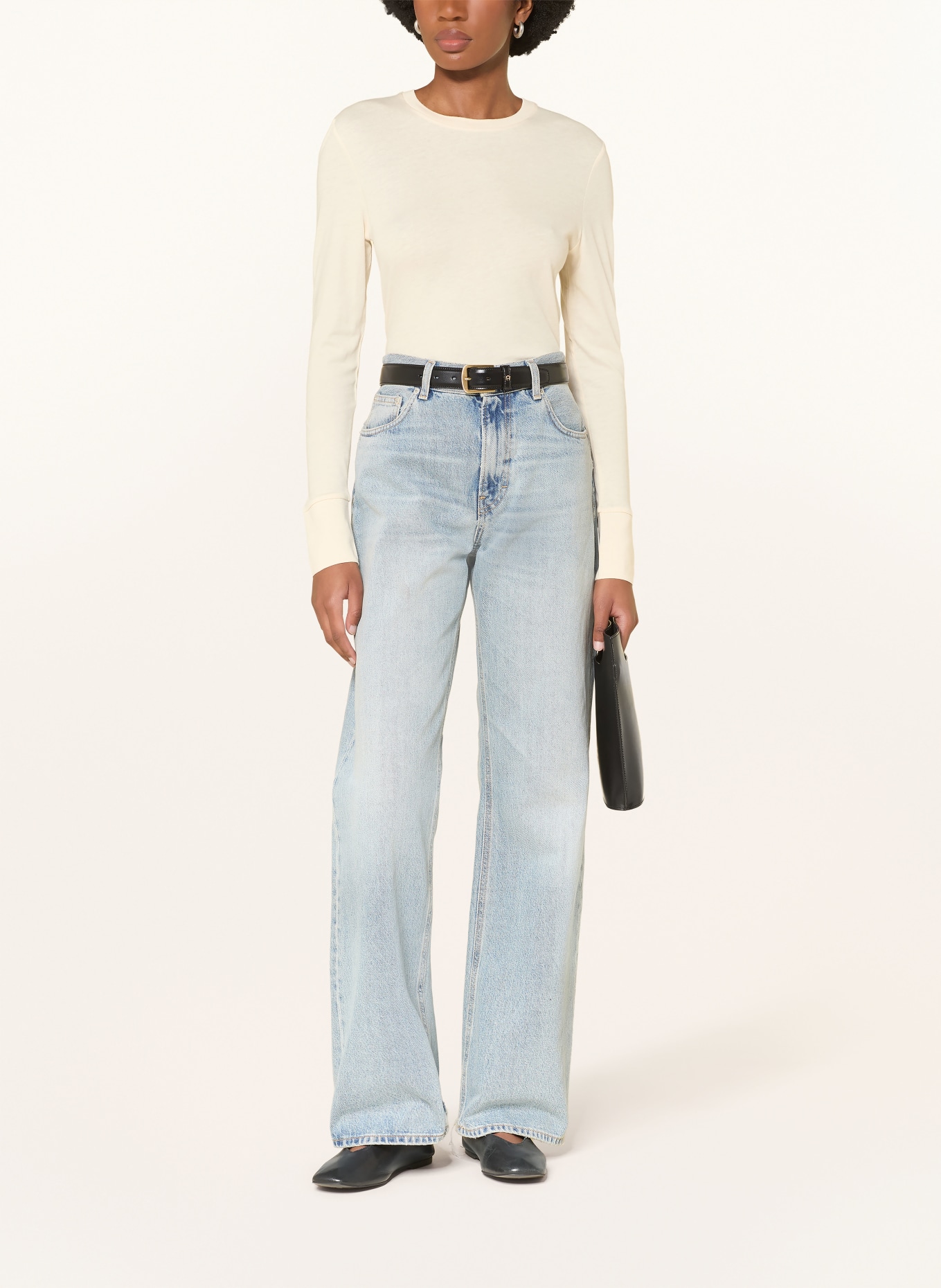 COS PONTUS long-sleeved shirt: ECRU