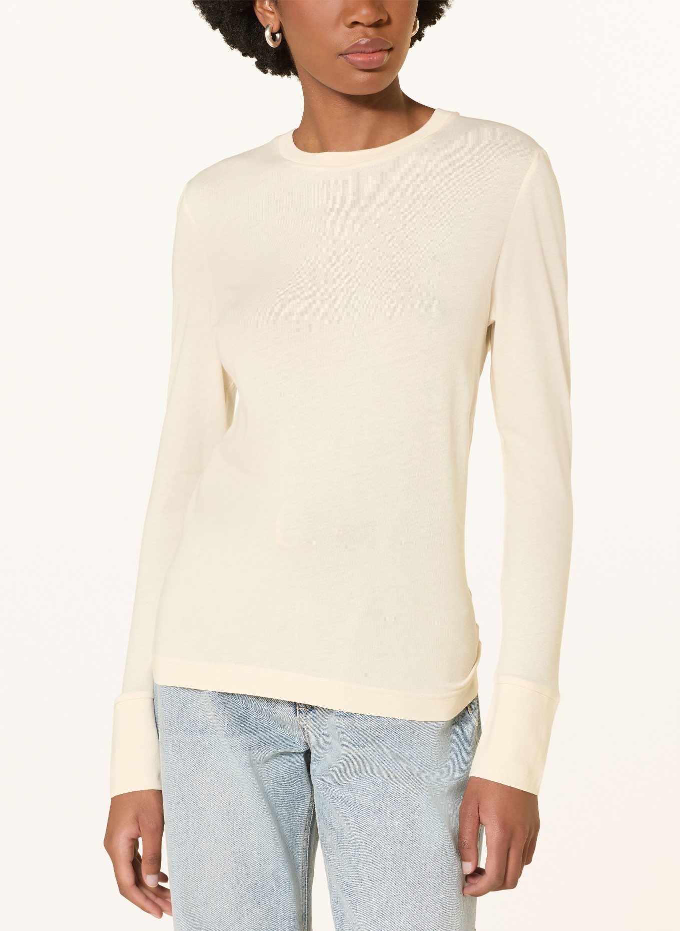 COS PONTUS long-sleeved shirt: ECRU