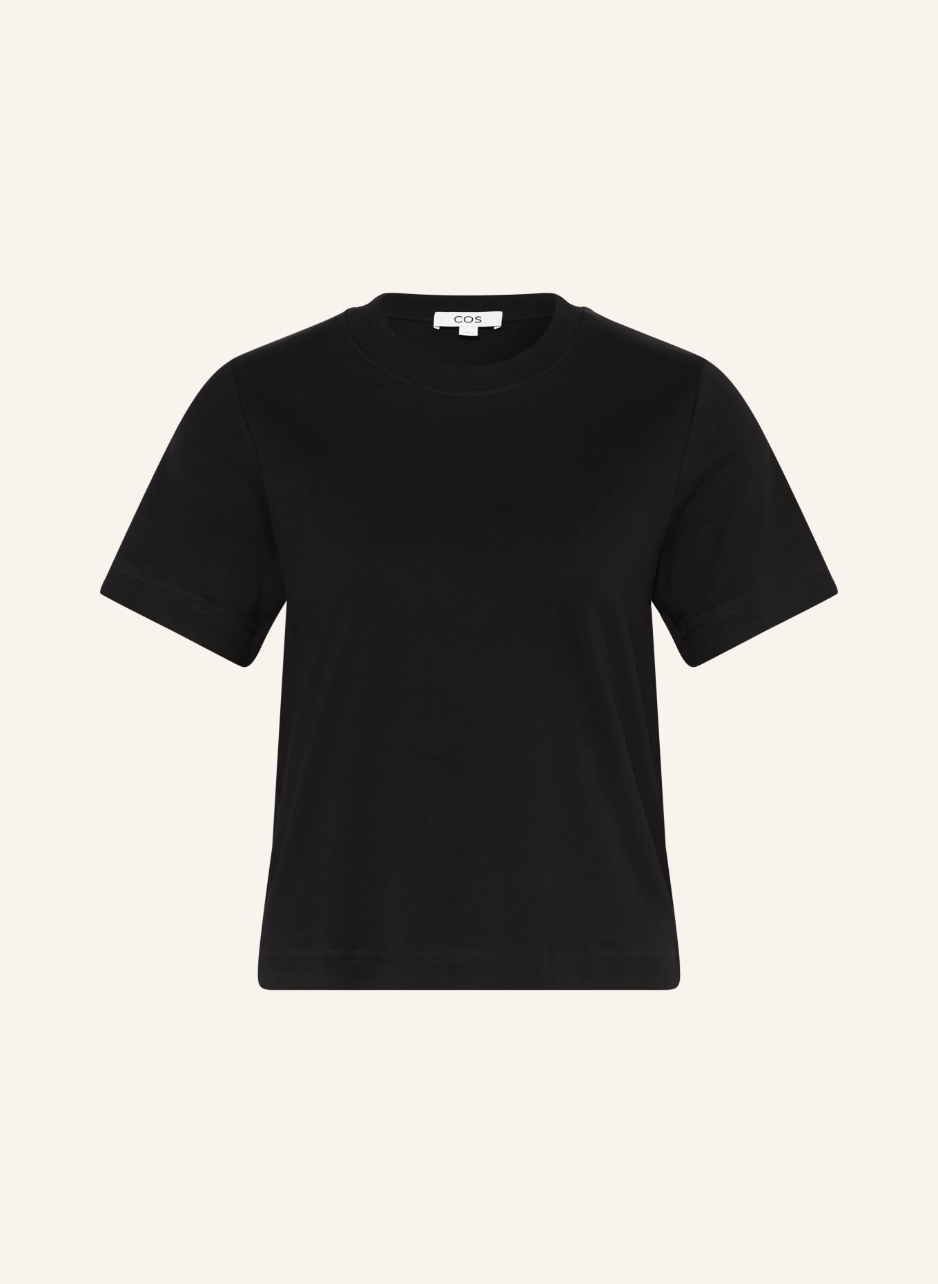 COS T-shirt: BLACK