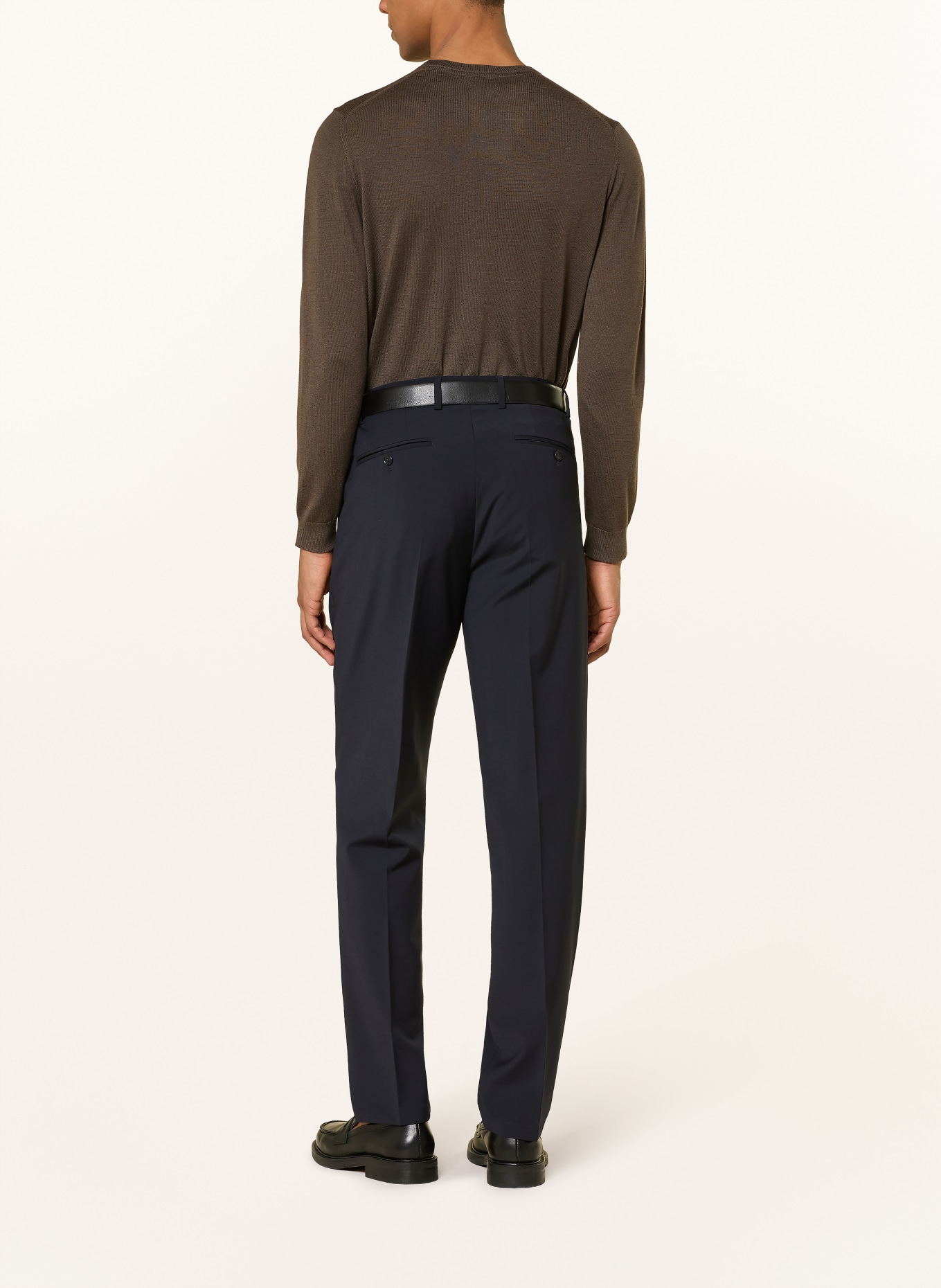 PAUL Slim fit suit pants: 680 NAVY