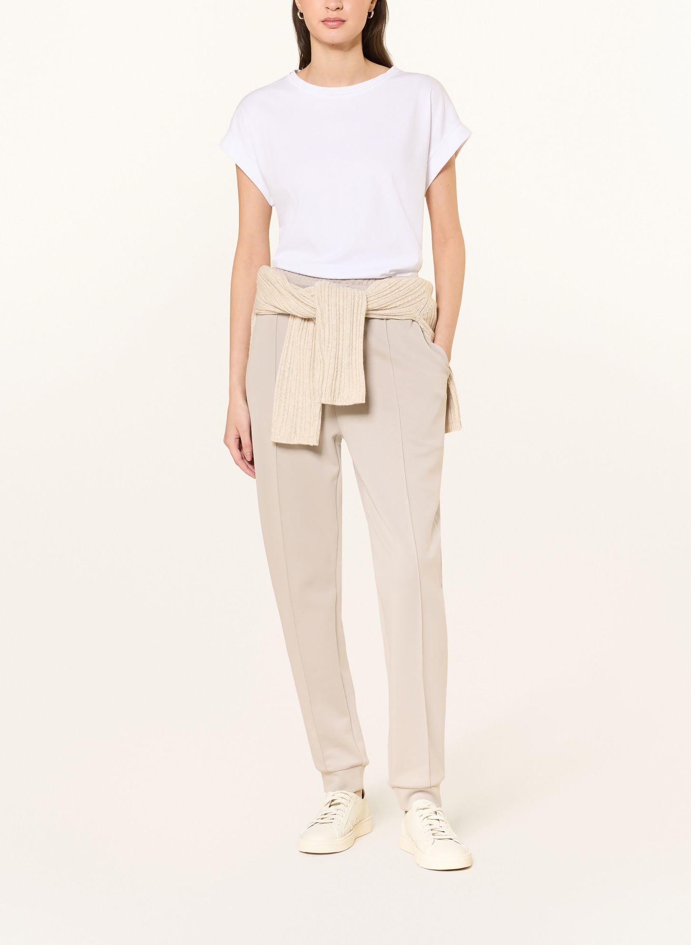 REISS Tepláky PREMIER: SVĚTLE HNĚDÁ