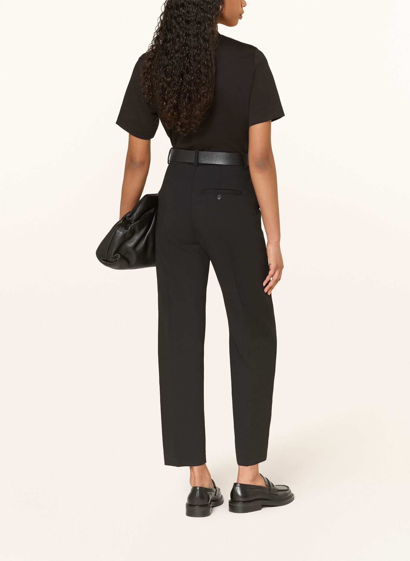 ARKET T-shirt: BLACK