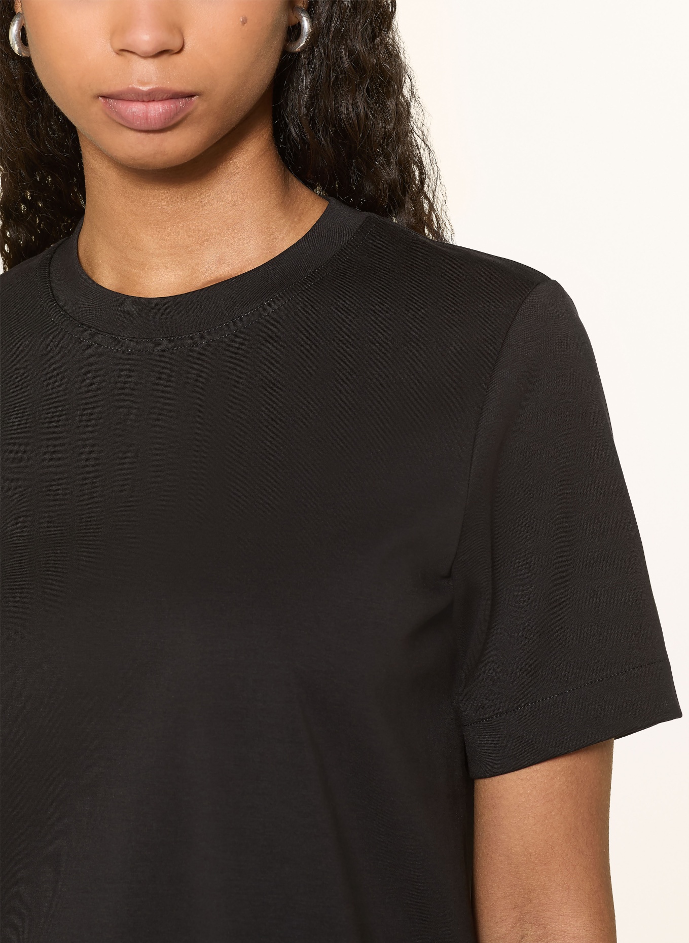 ARKET T-shirt: BLACK