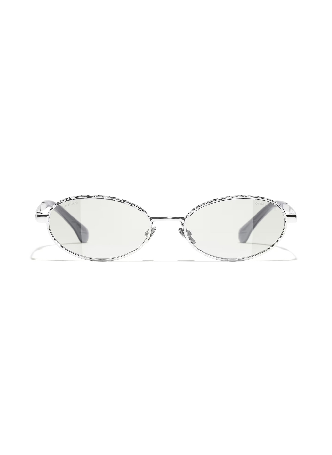 CHANEL Sonnenbrille CH2227S: SILBER/ HELLGRAU