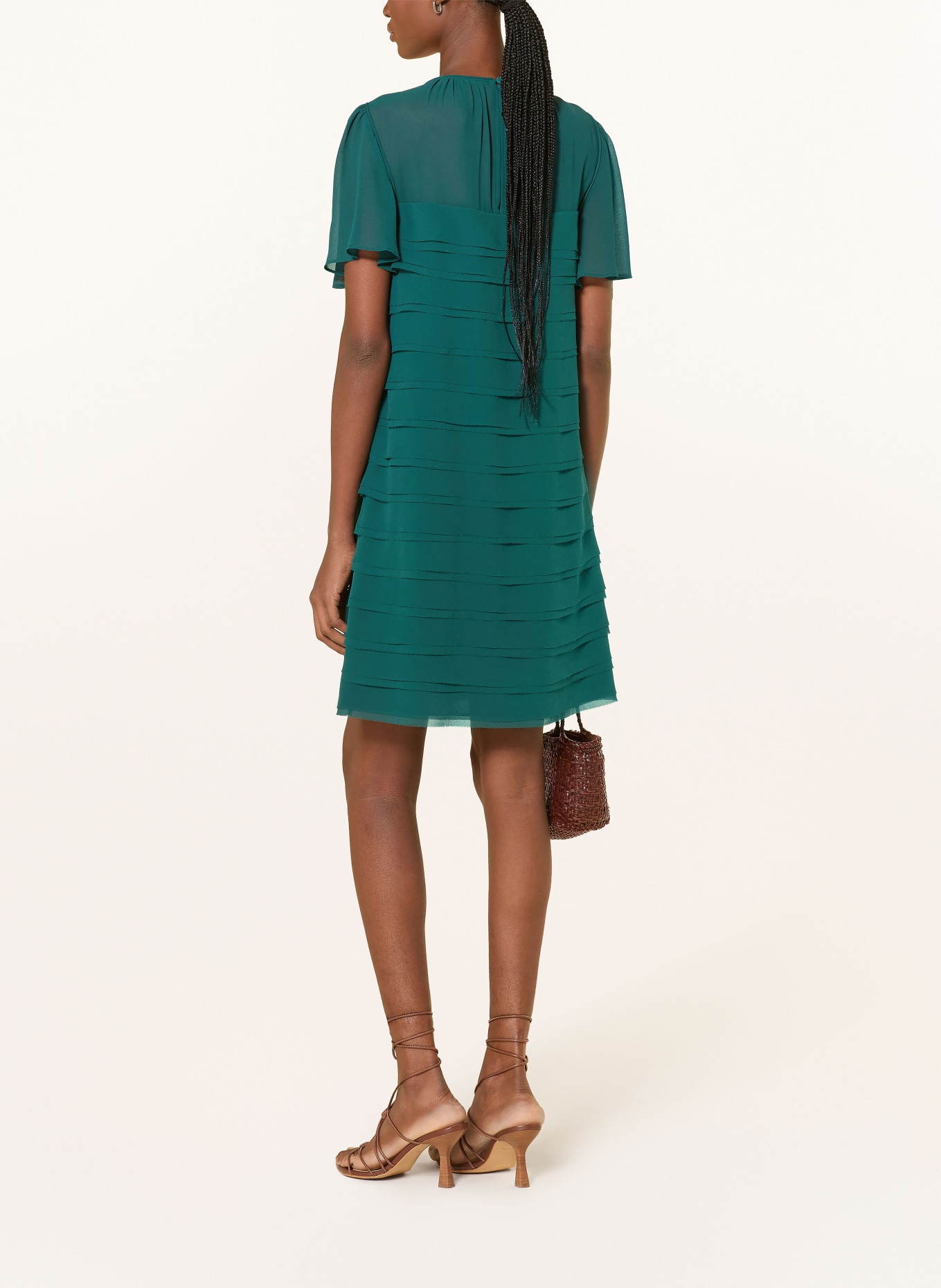 Phase Eight Šaty FALLON: PETROLEJOVÁ