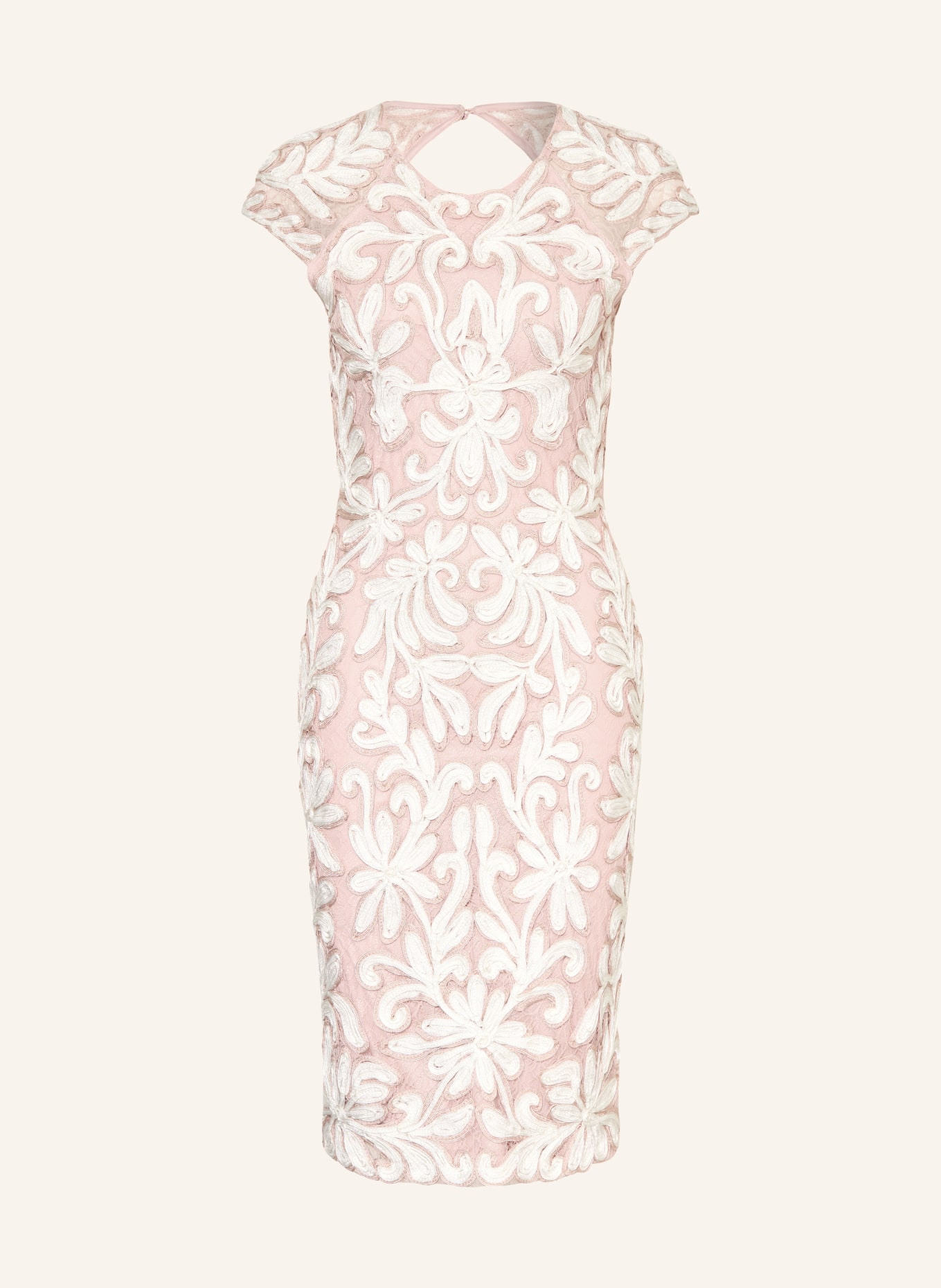 Phase Eight Plisované šaty KARIMA s třpytivou nití: KRÉMOVÁ / RŮŽOVÁ / ZELENÁ