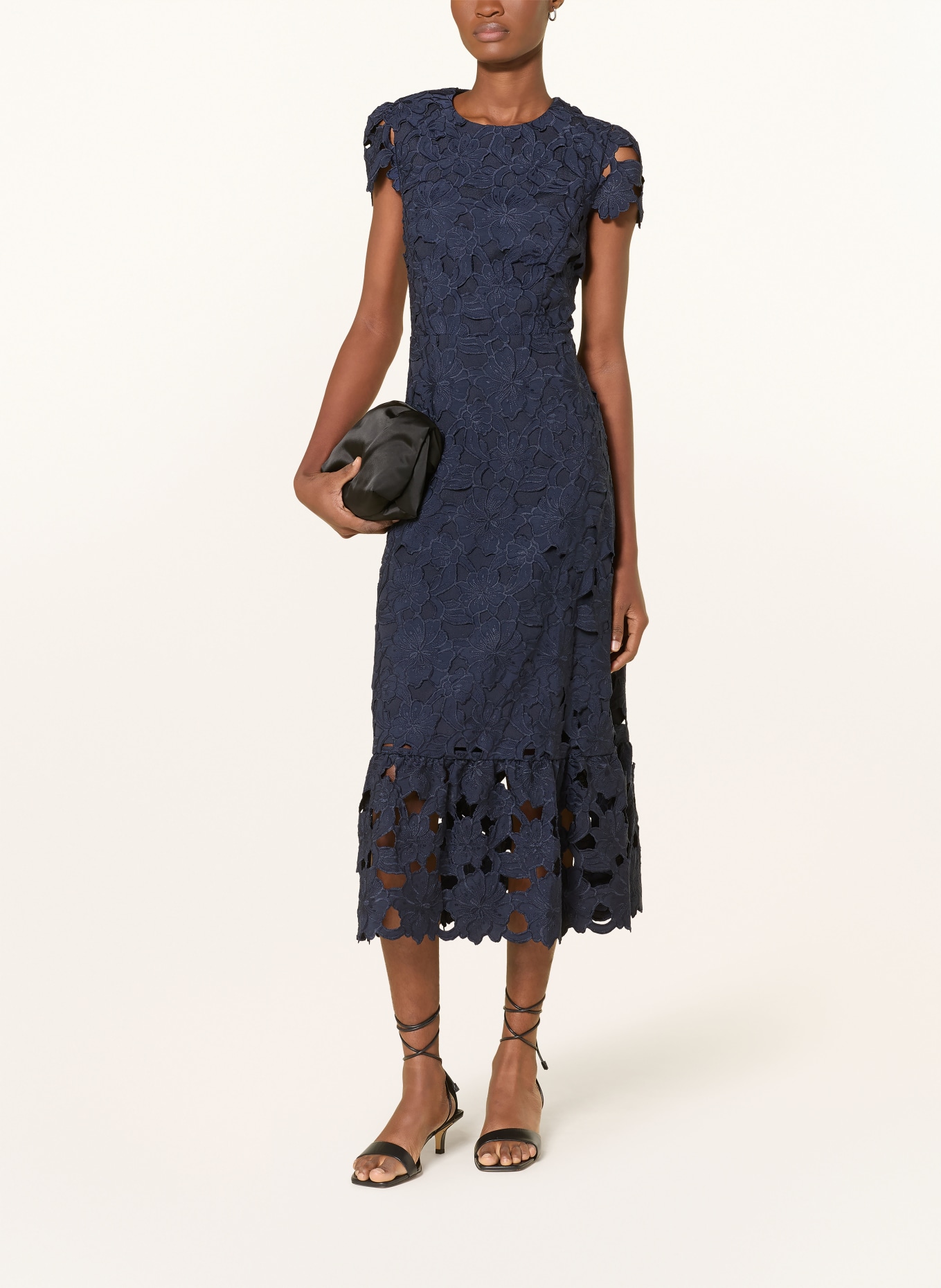 Phase Eight Šaty s krajkou LEILANI: TMAVĚ MODRÁ