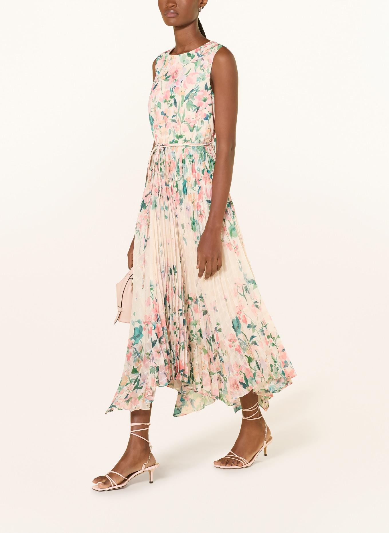 Phase Eight Robe GEORGIANA à plis: ROSÉ