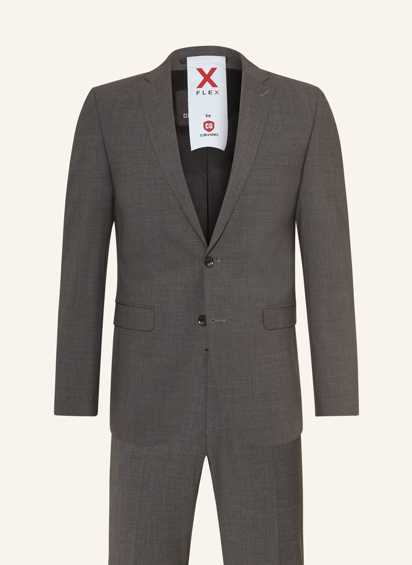 CG - CLUB of GENTS Costume Extra Slim Fit: GRIS FONCÉ
