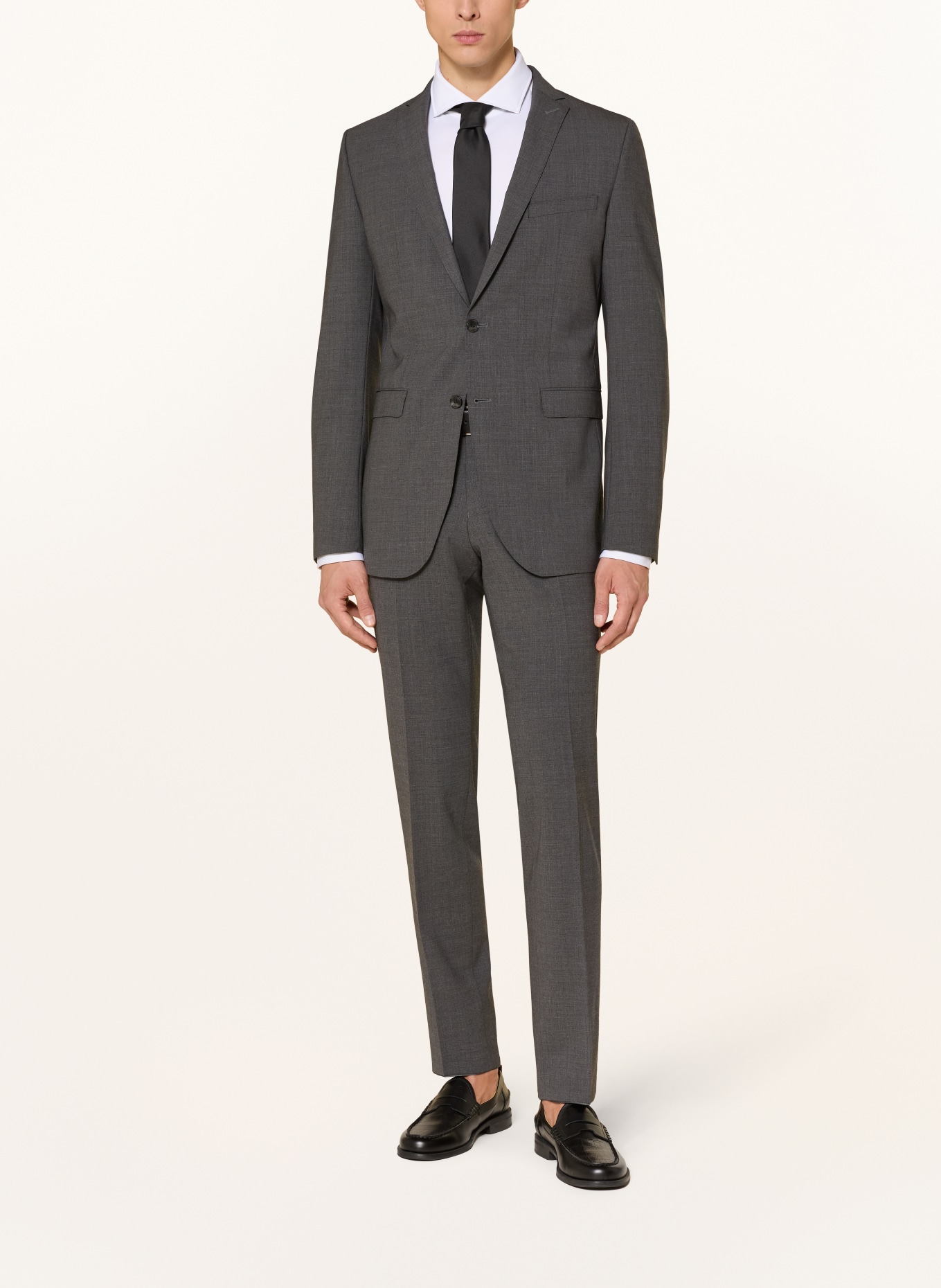 CG - CLUB of GENTS Costume Extra Slim Fit: GRIS FONCÉ