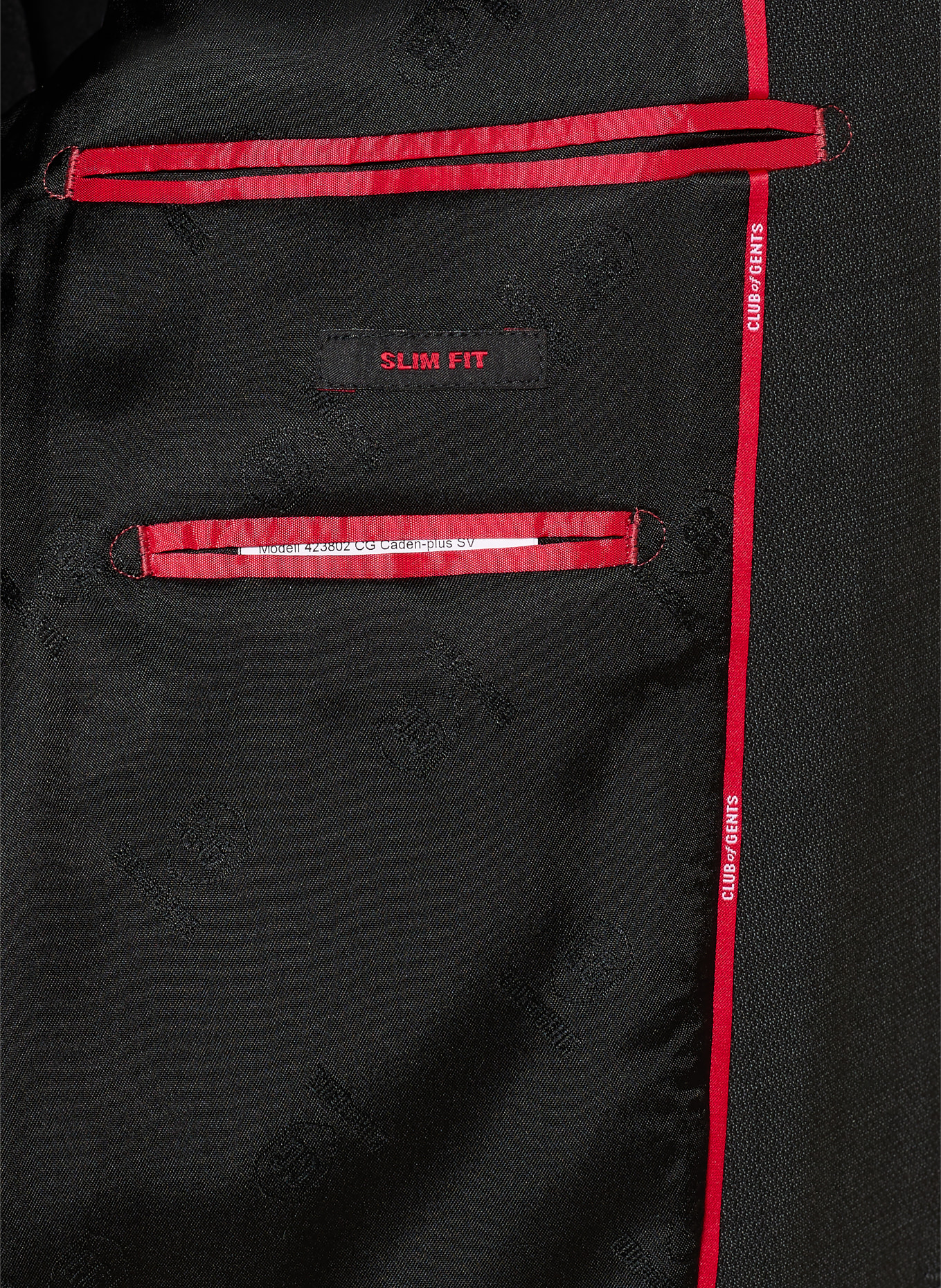 CG - CLUB of GENTS CADEN Slim Fit Suit: DARK GRAY