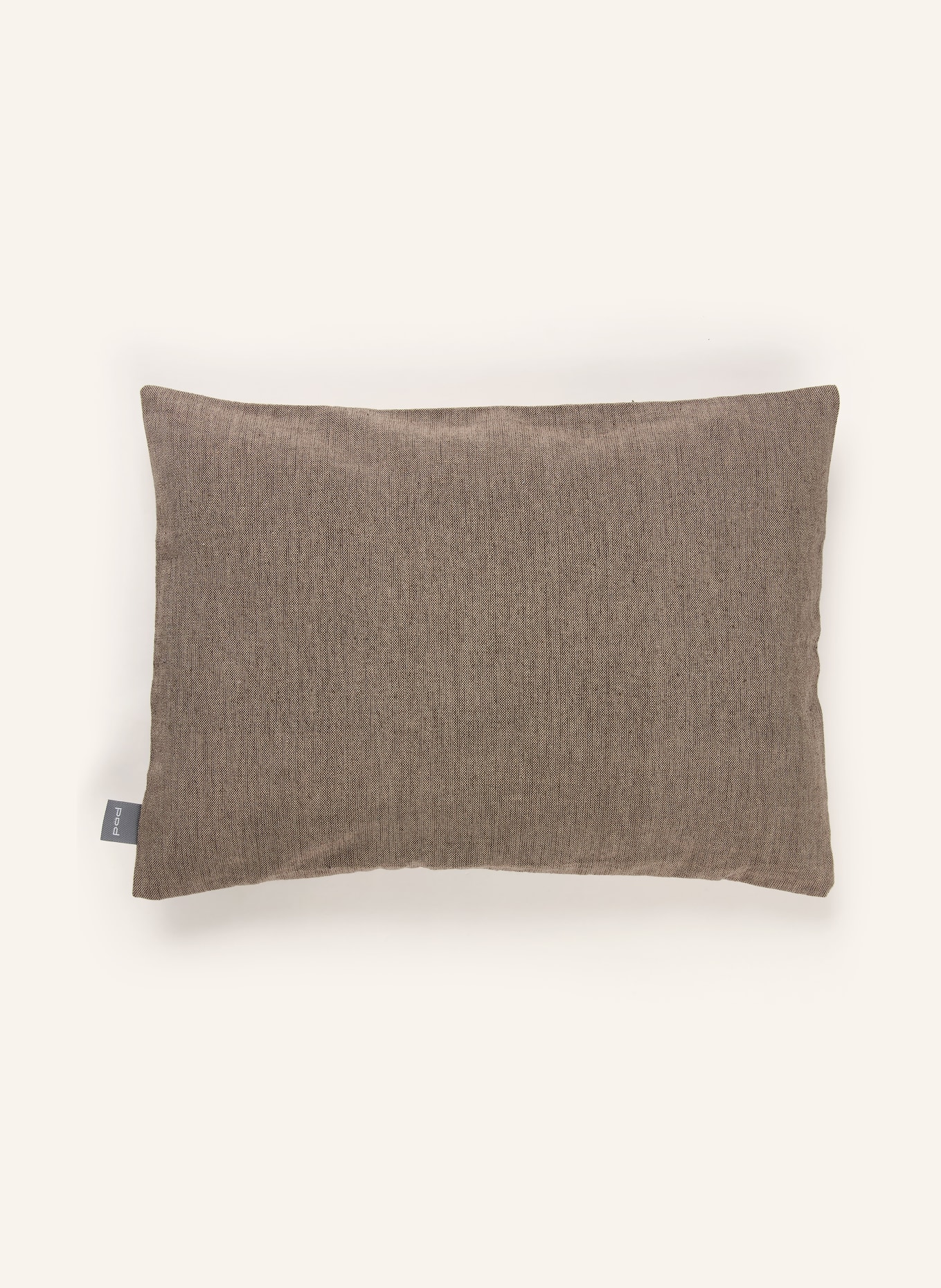 PAD Housse de coussin décorative PIMP: TAUPE / MARRON FONCÉ