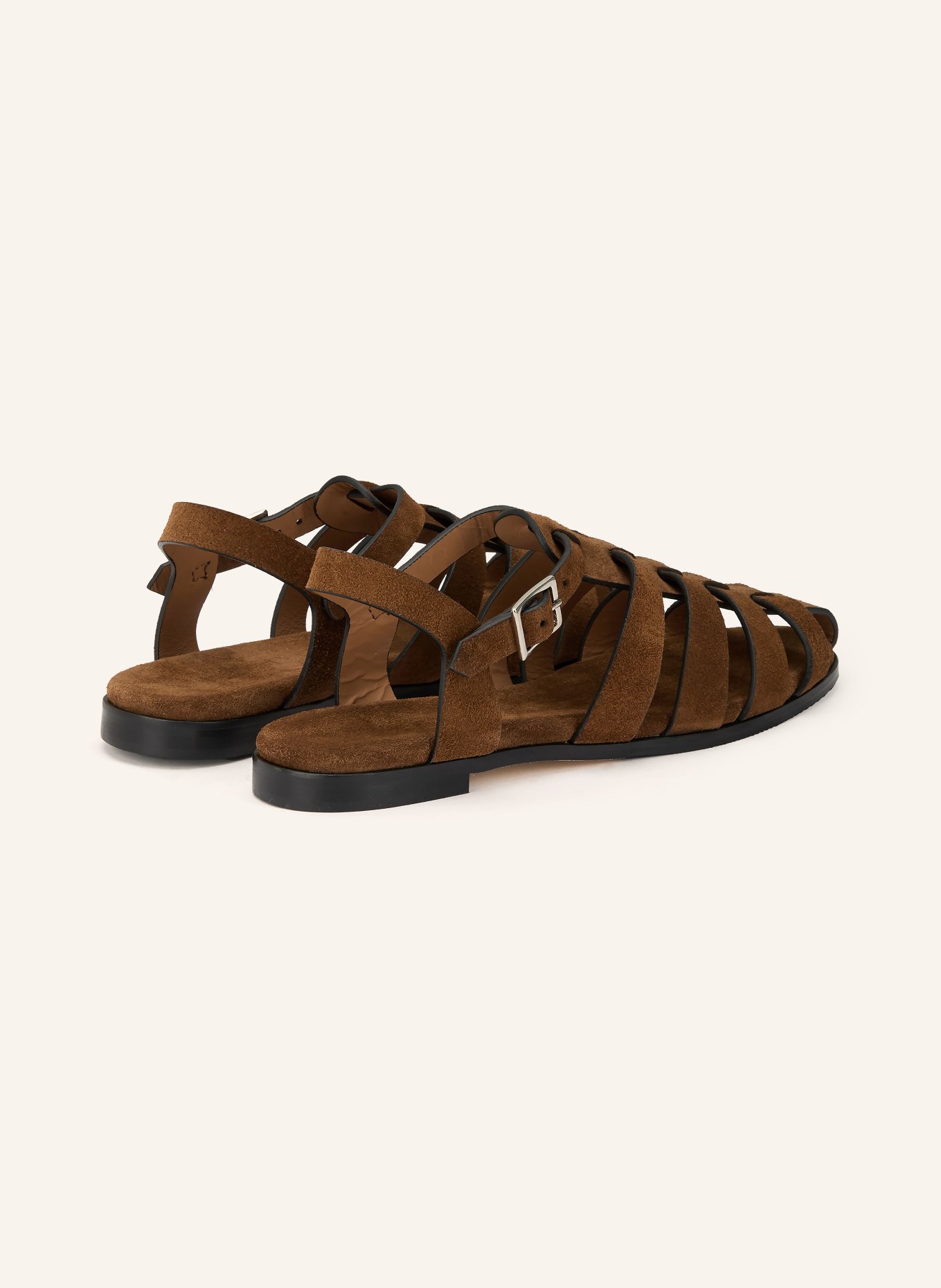 VIAMERCANTI Sandalen ANDREA: BRAUN