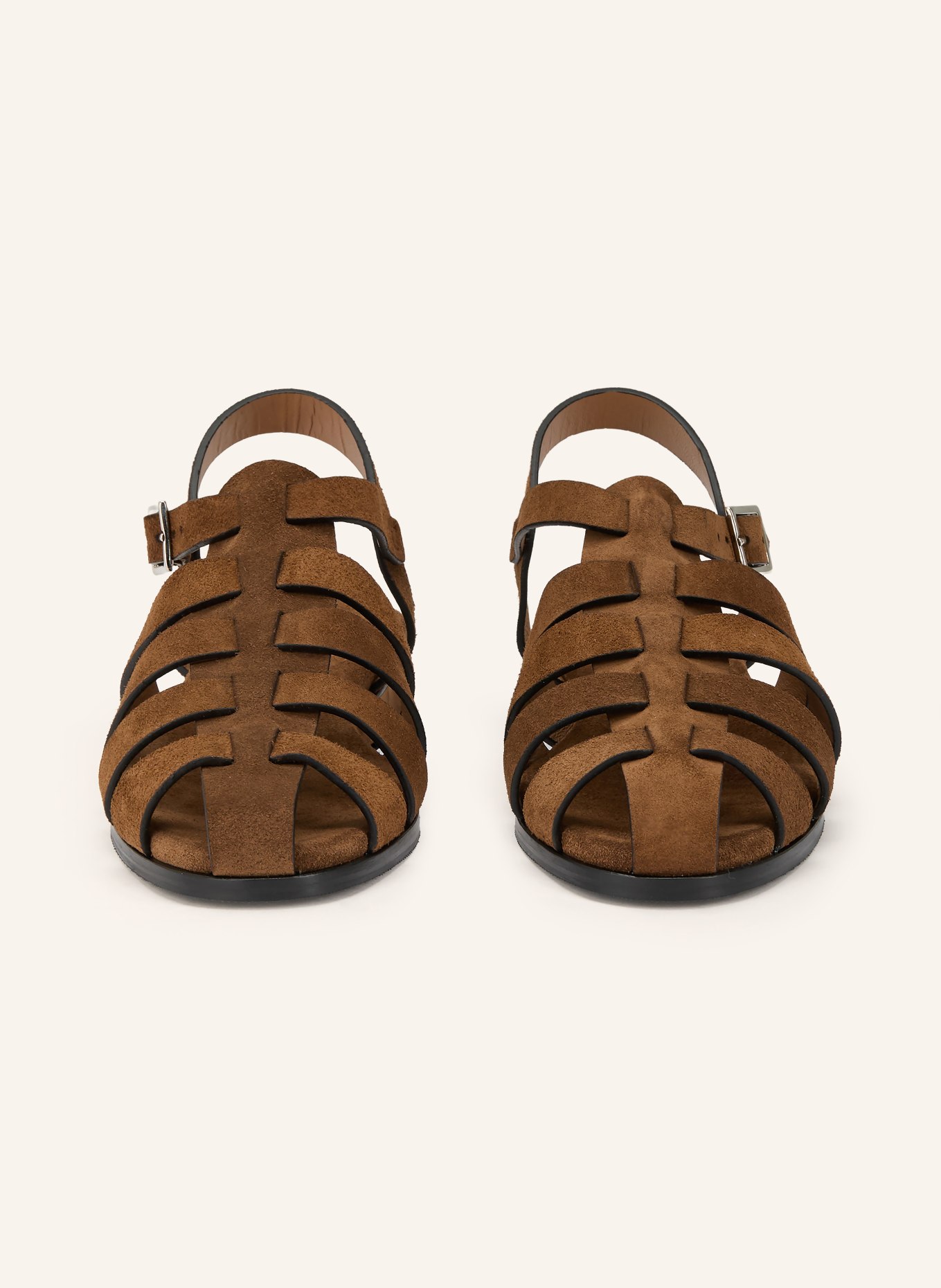 VIAMERCANTI Sandalen ANDREA: BRAUN