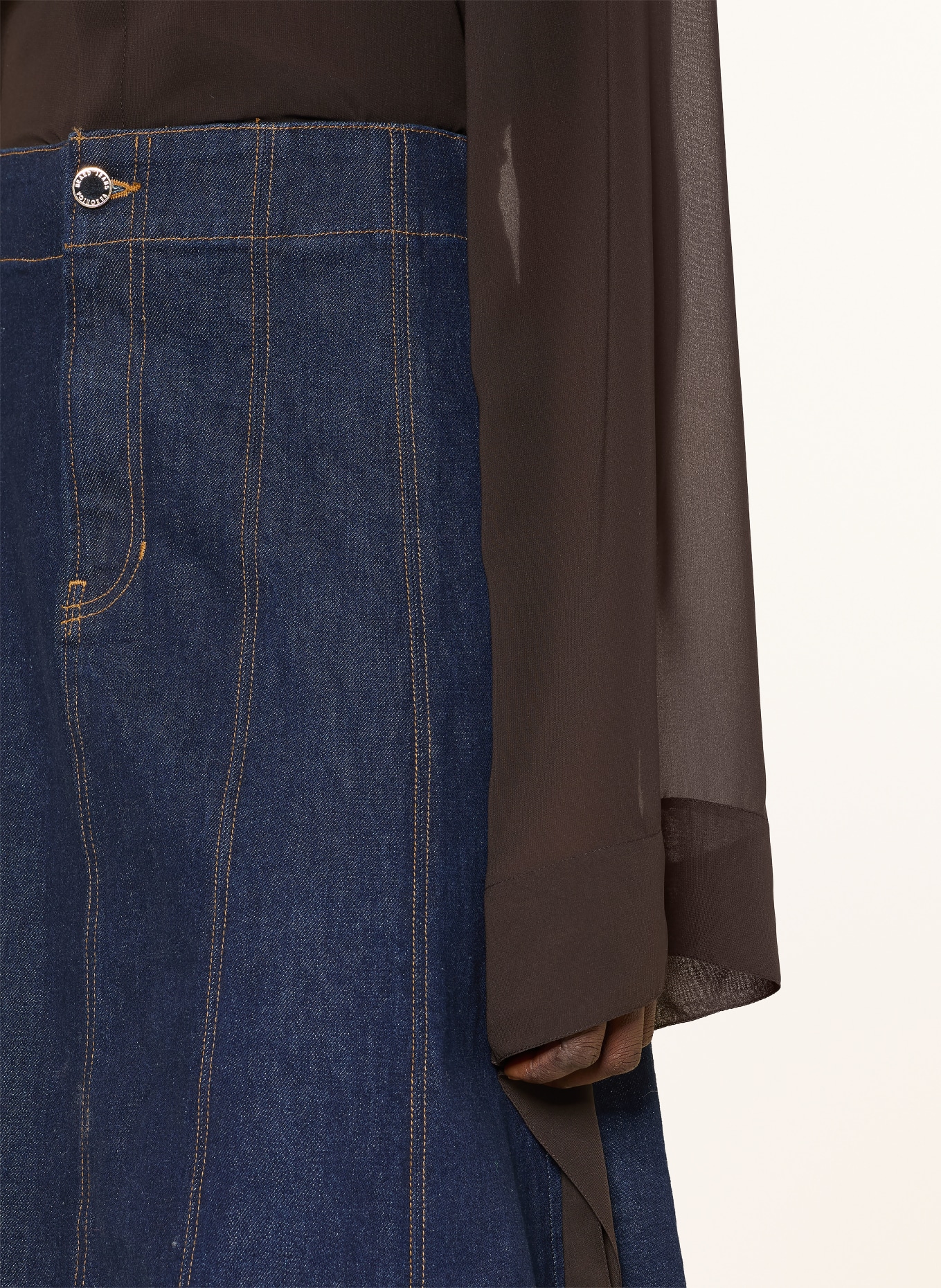 Veronica Beard Jeansrock ALIX: DUNKELBLAU