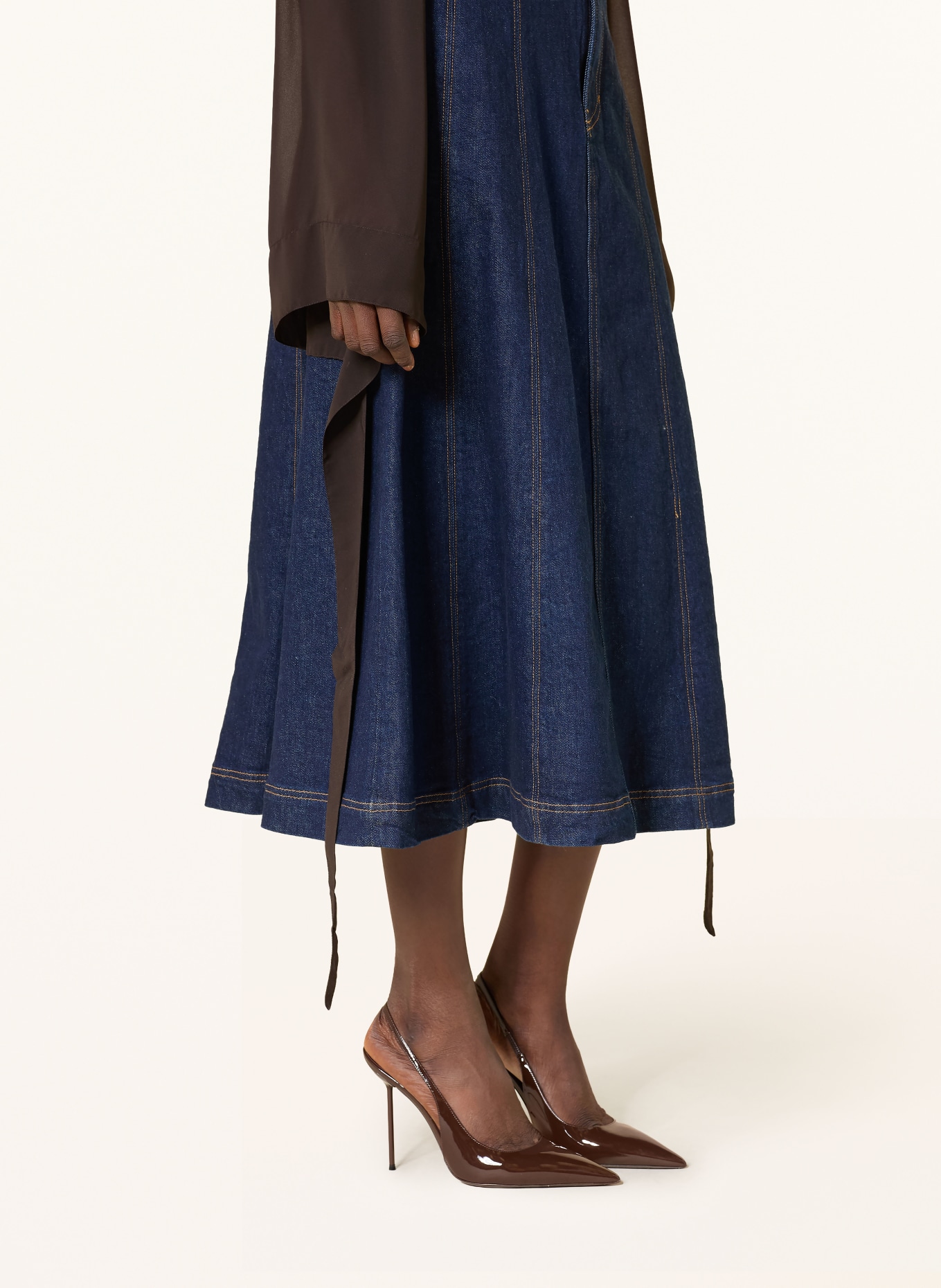 Veronica Beard Jeansrock ALIX: DUNKELBLAU